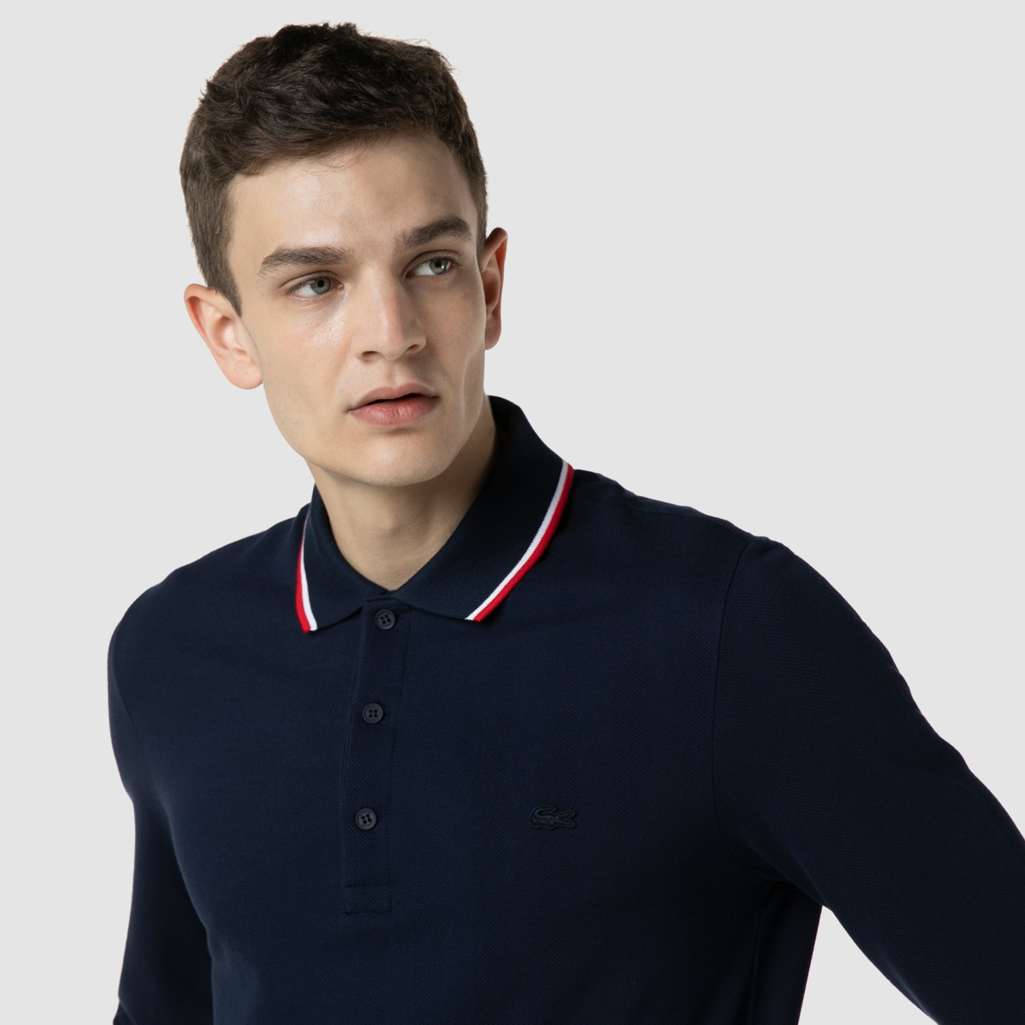 Lacoste Erkek Regular Fit Uzun Kollu Lacivert Polo