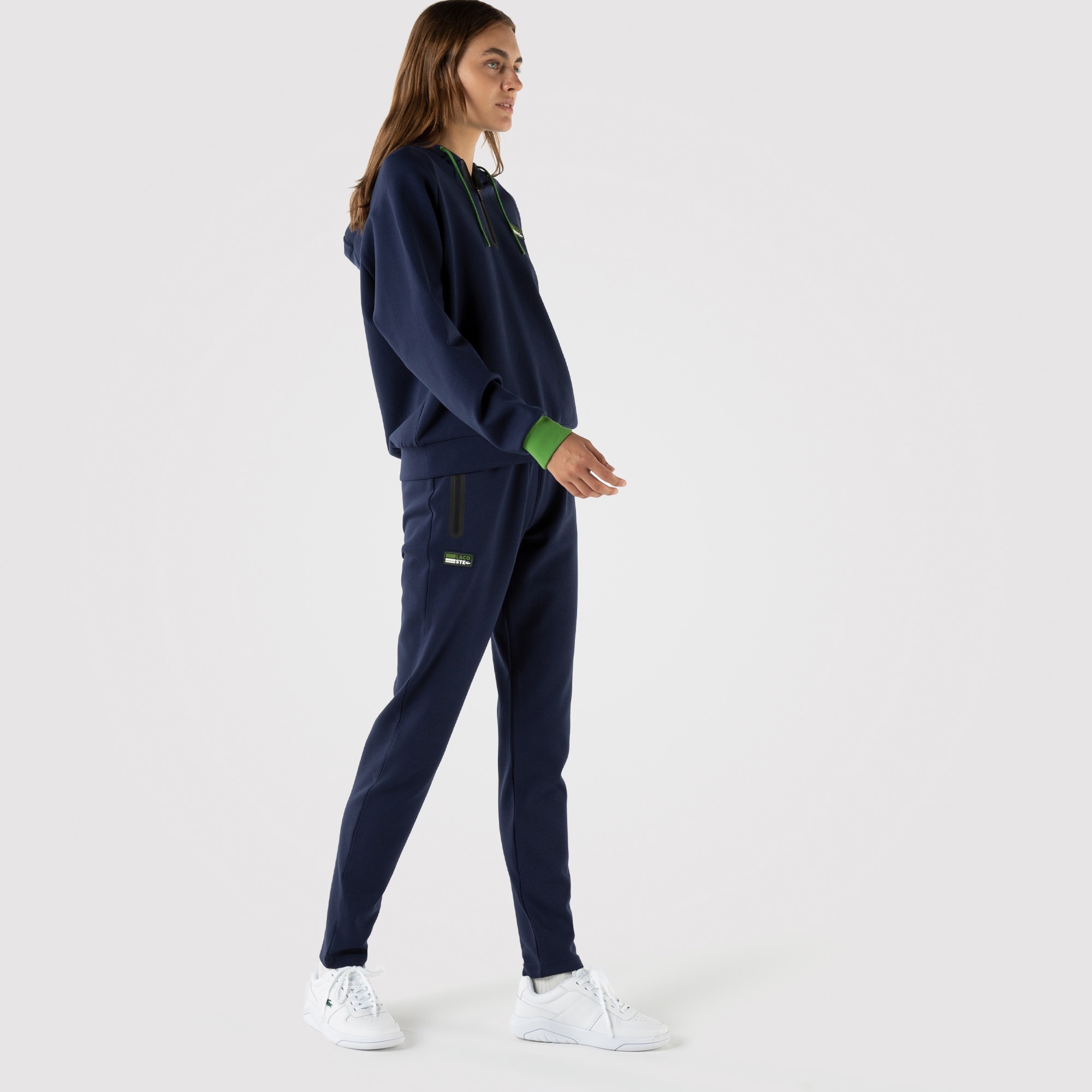 Lacoste SPORT Kadın Tapered Fit Lacivert Eşofman Altı