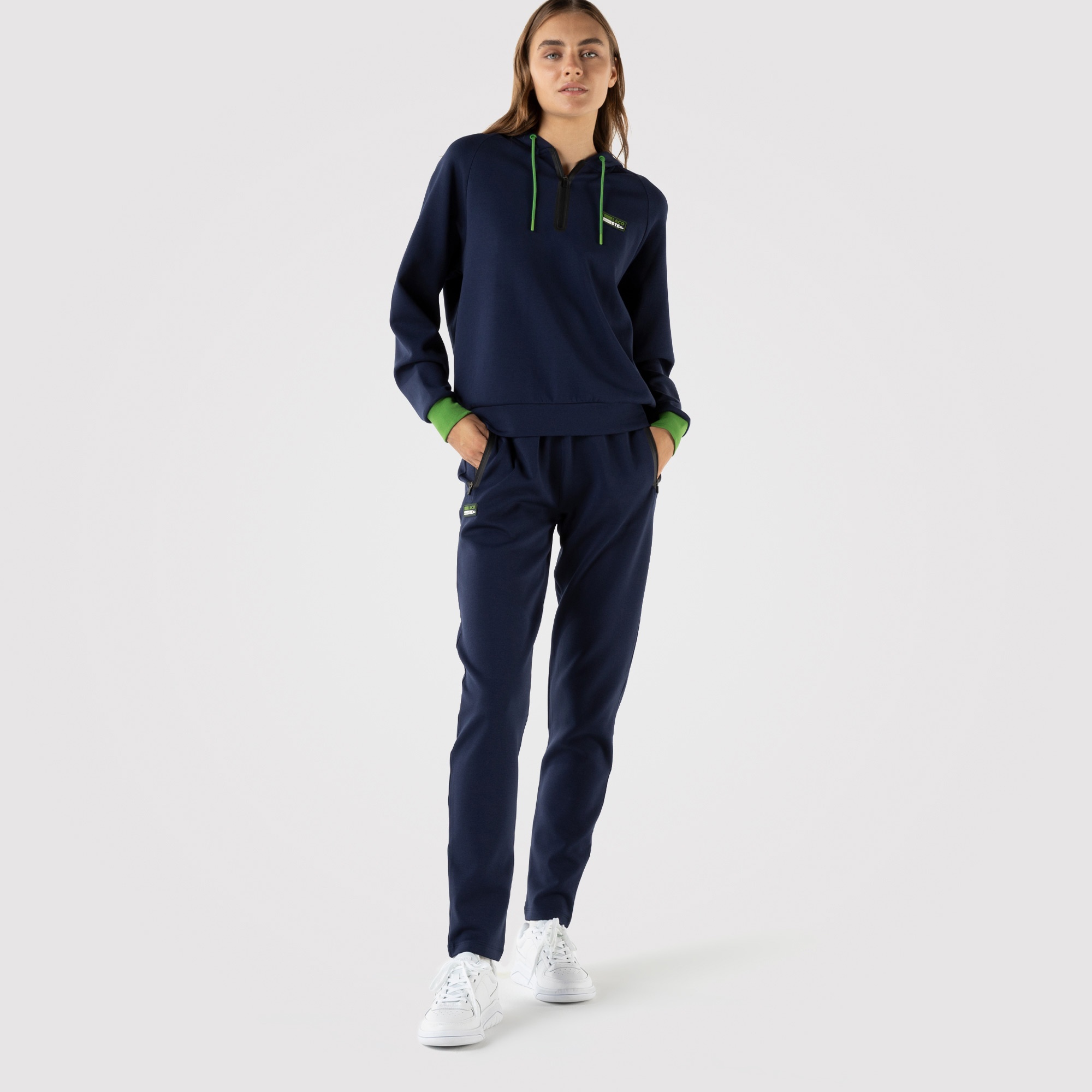 Lacoste SPORT Kadın Tapered Fit Lacivert Eşofman Altı
