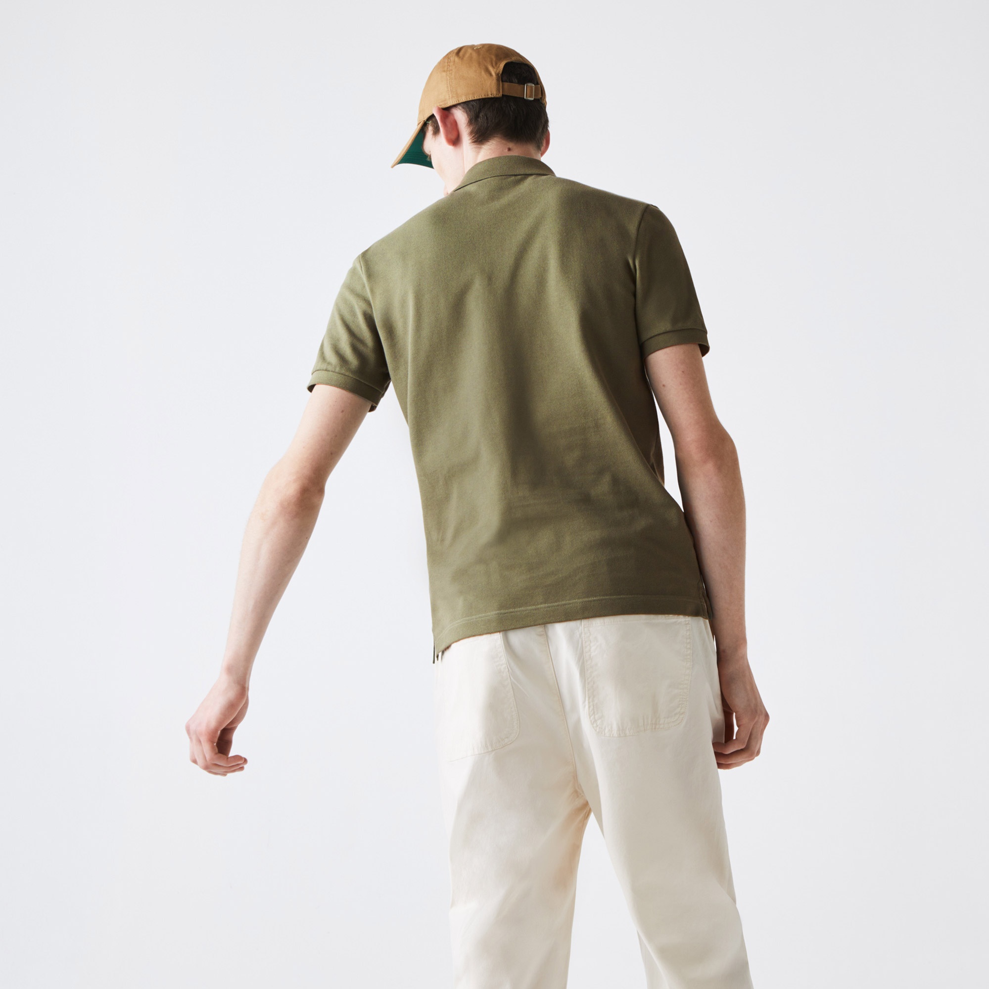 Lacoste L.12.12 Erkek Slim Fit Haki Polo