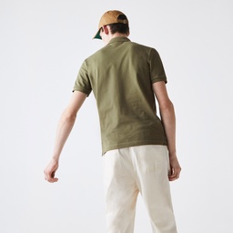 Lacoste L.12.12 Erkek Slim Fit Haki Polo Yeşil