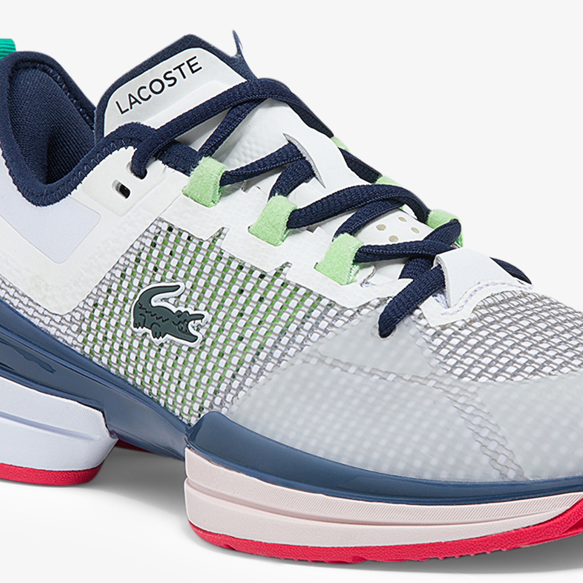 Lacoste Ag-Lt21 Ultra 0921 1 Sfa Kadın Beyaz - Mavi Sneaker