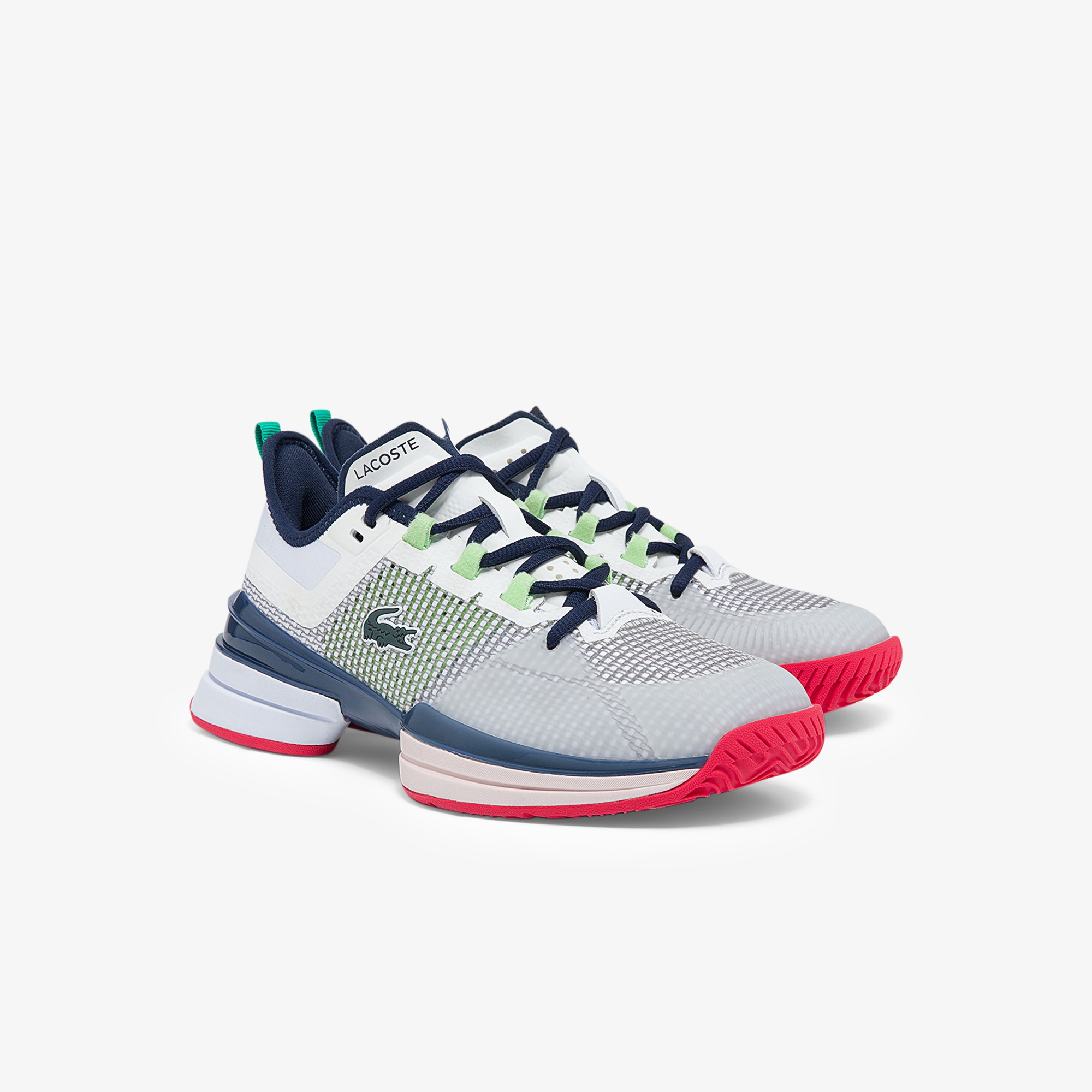 Lacoste Ag-Lt21 Ultra 0921 1 Sfa Kadın Beyaz - Mavi Sneaker