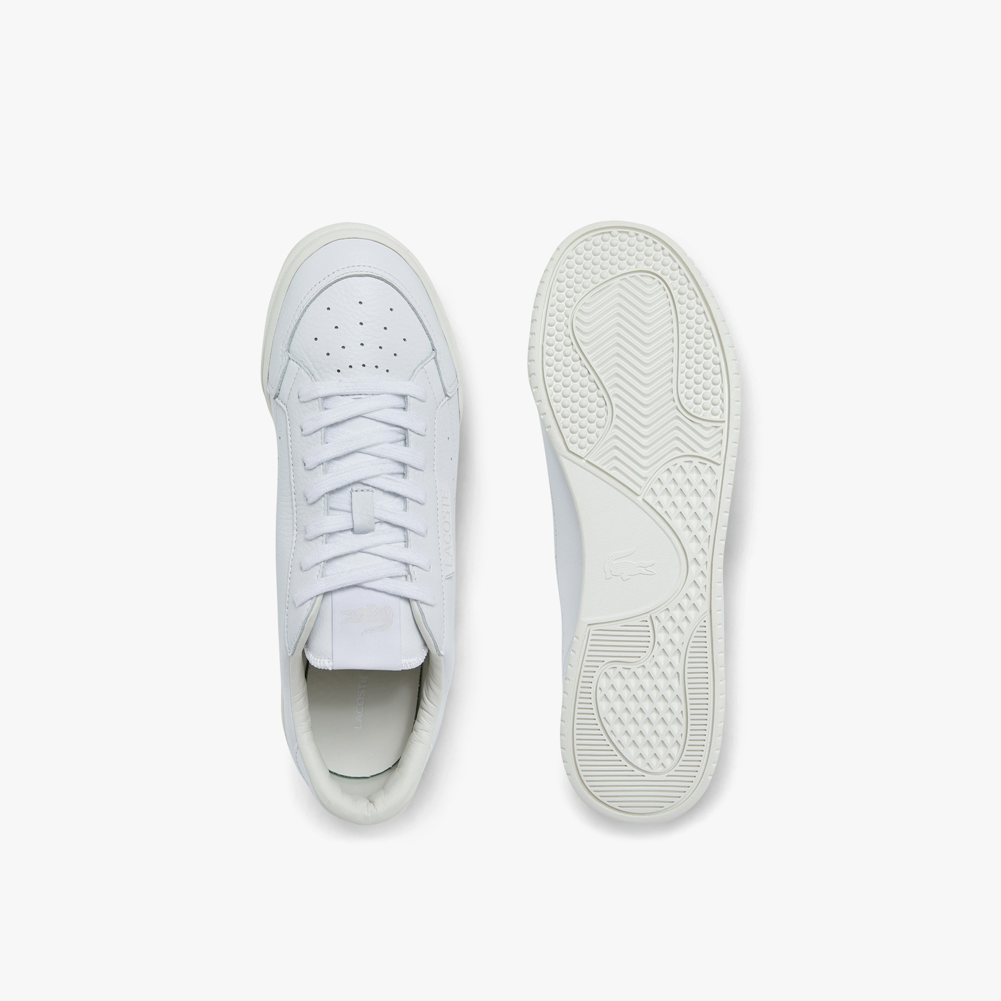 Lacoste Twin Serve Luxe 01211 Sma Erkek Beyaz Sneaker