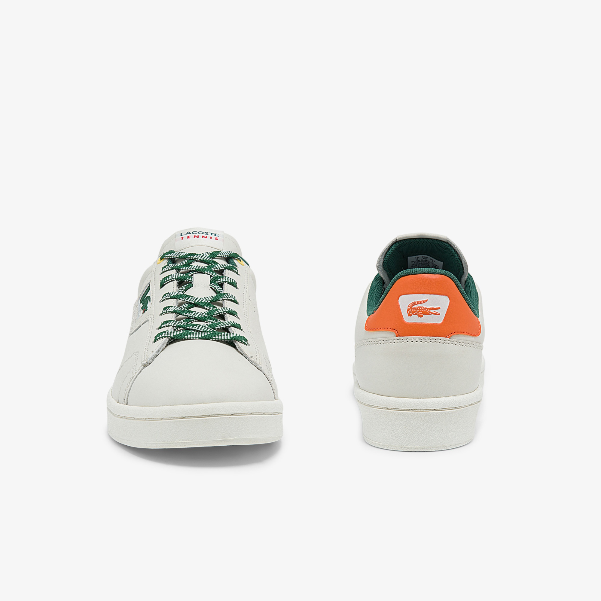 Lacoste Masters Classic 01211Psma Erkek Deri Bej - Turuncu Sneaker