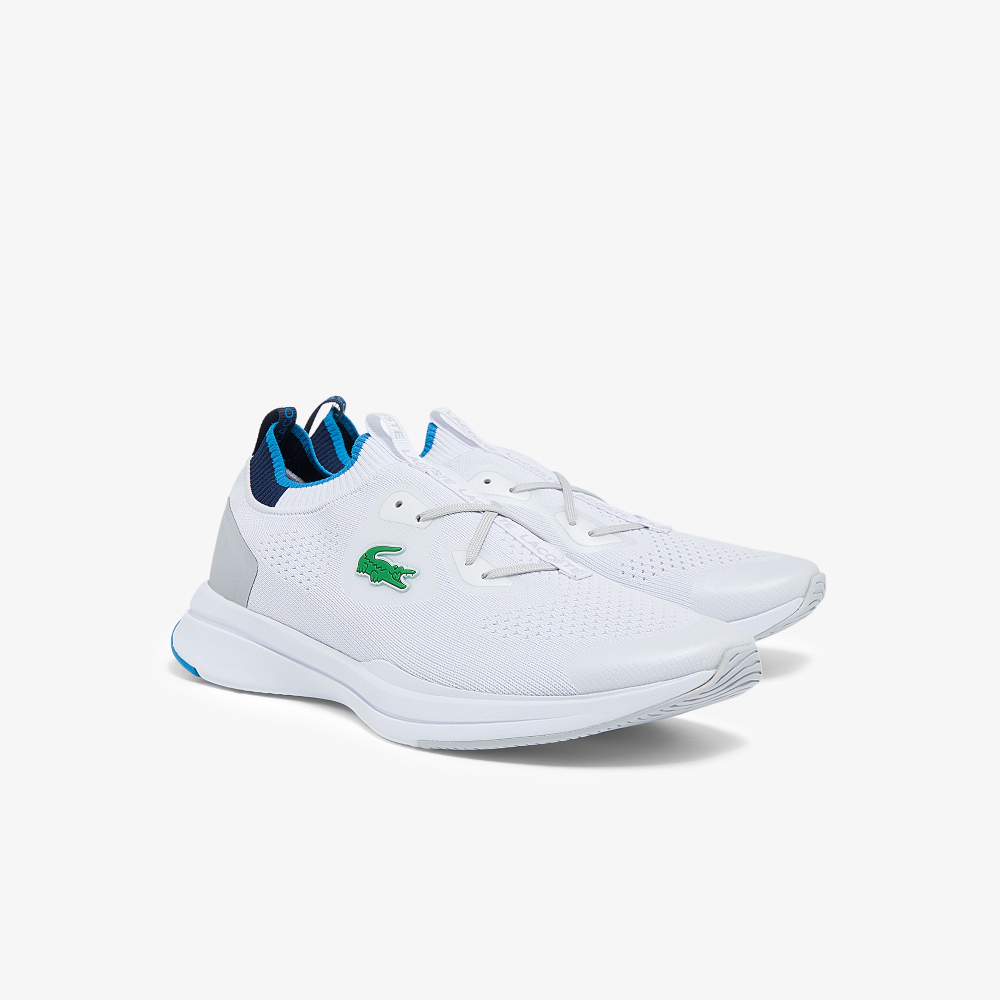 Lacoste Run Spin Knit Erkek Beyaz Sneaker