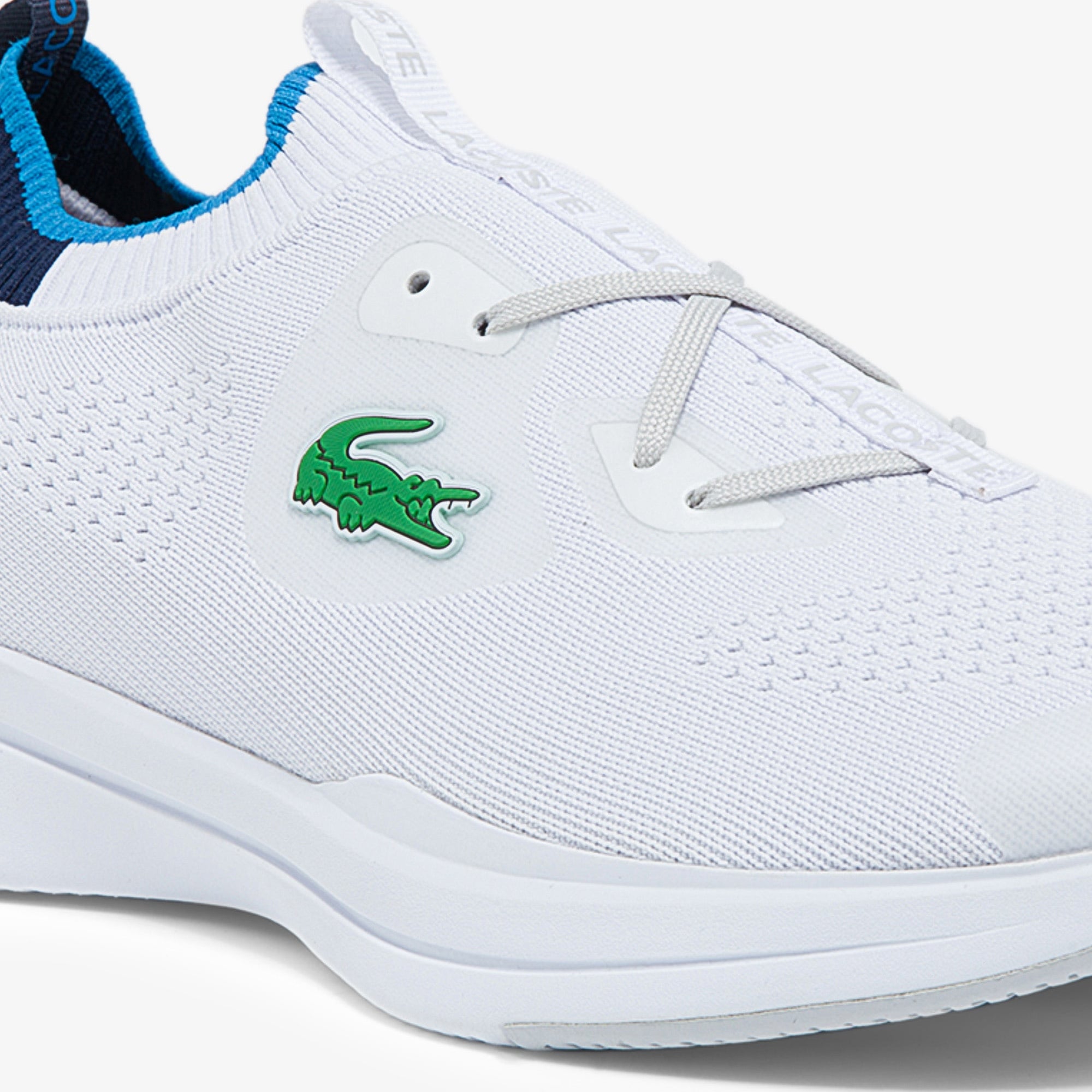 Lacoste Run Spin Knit Erkek Beyaz Sneaker