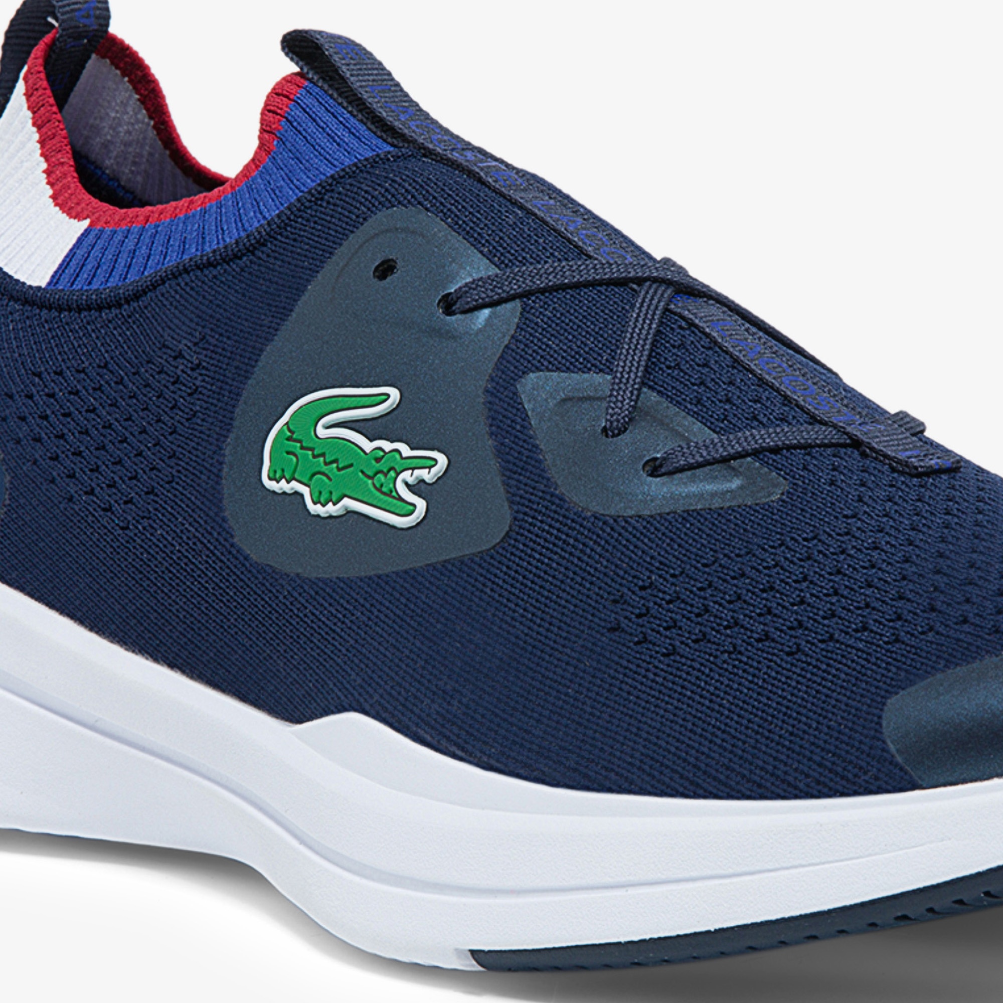 Lacoste Run Spin Knit 0121 1 Sma Erkek Lacivert Sneaker