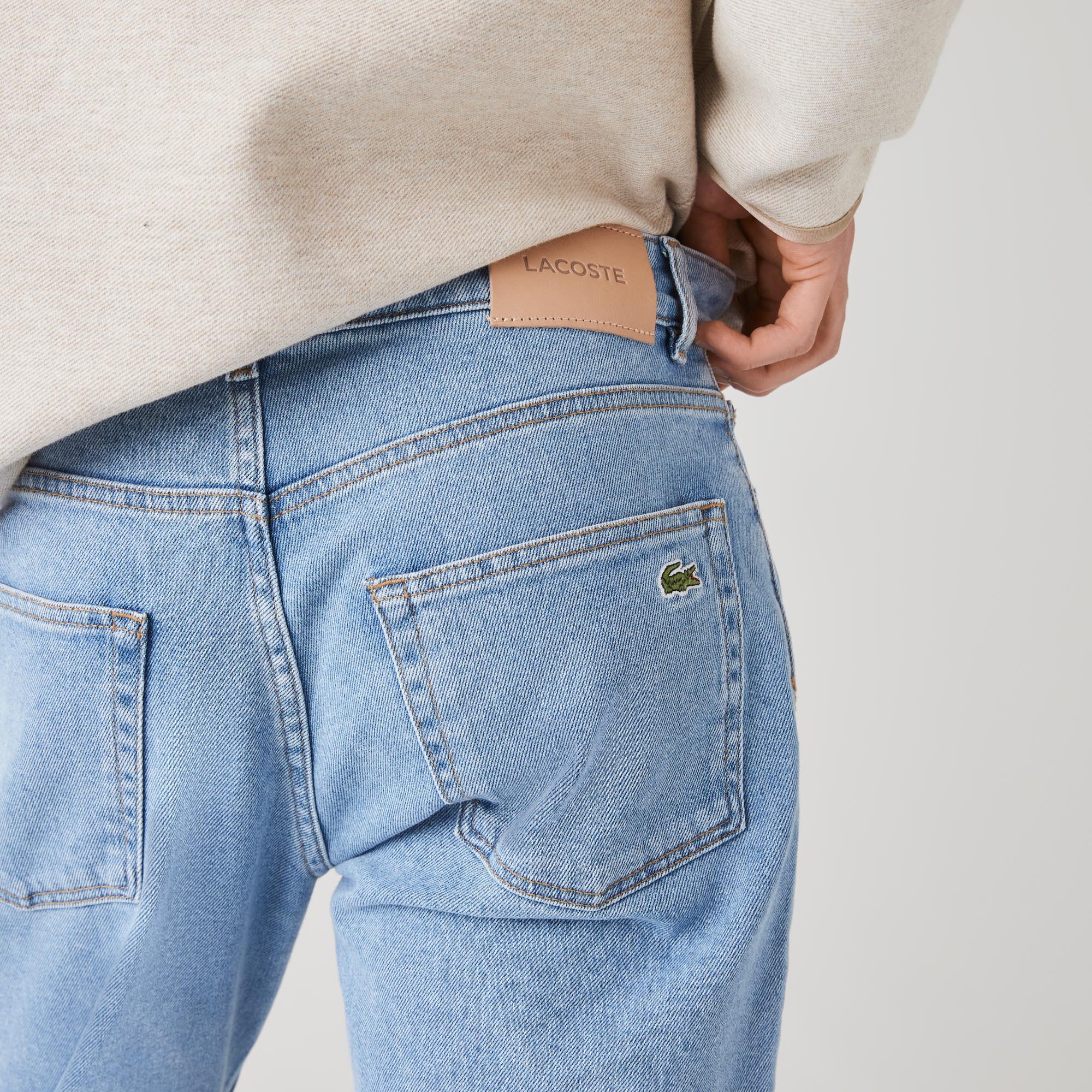 Lacoste Erkek Slim Fit Mavi Pantolon