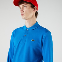 Lacoste Erkek Classic Fit Uzun Kollu Mavi Polo Mavi