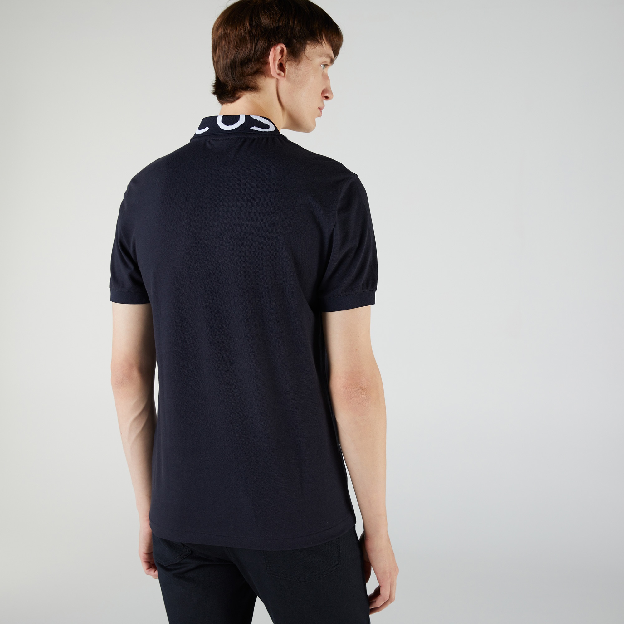 Lacoste Erkek Slim Fit Kısa Kollu Lacivert Polo