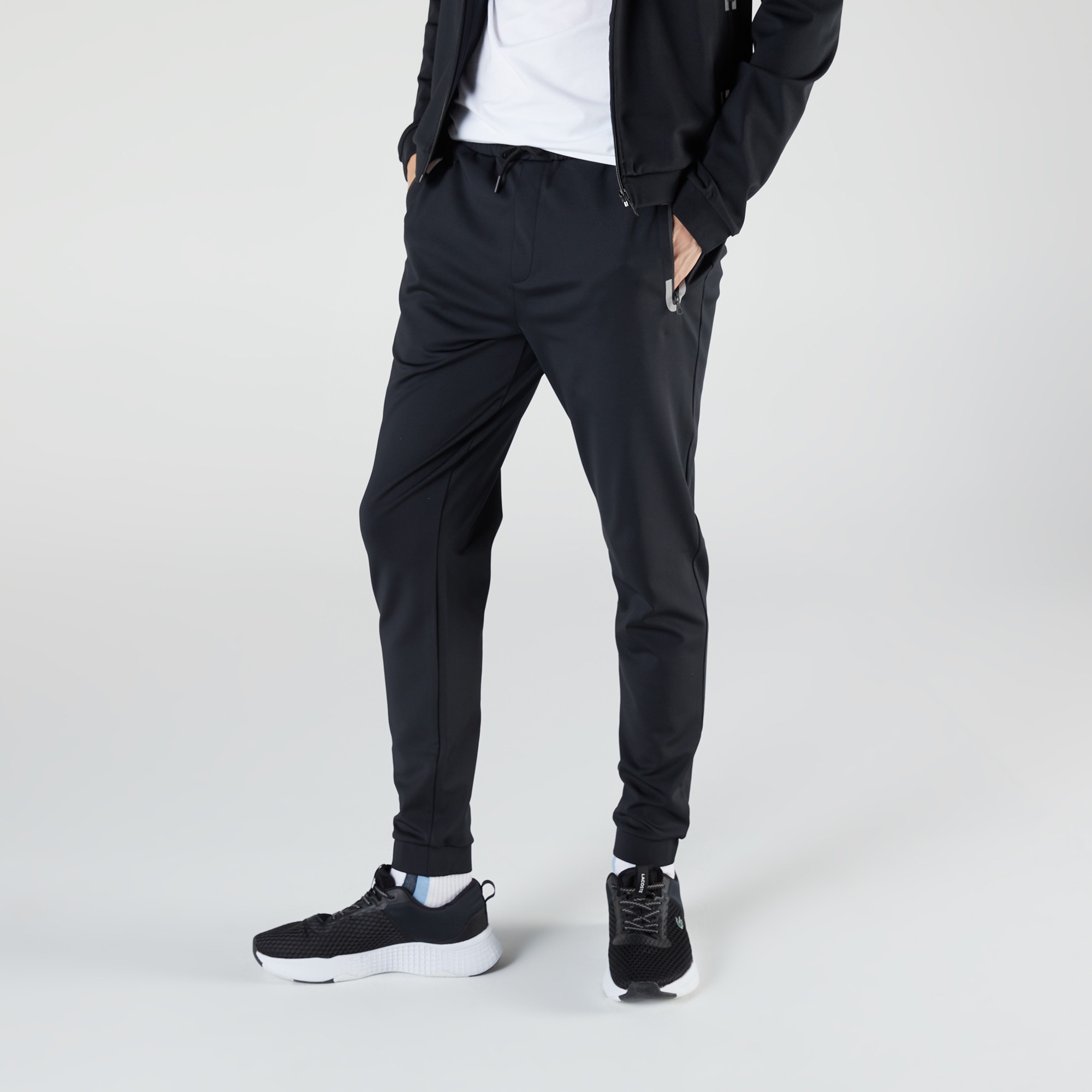 Lacoste Erkek Slim Fit Siyah Eşofman Altı