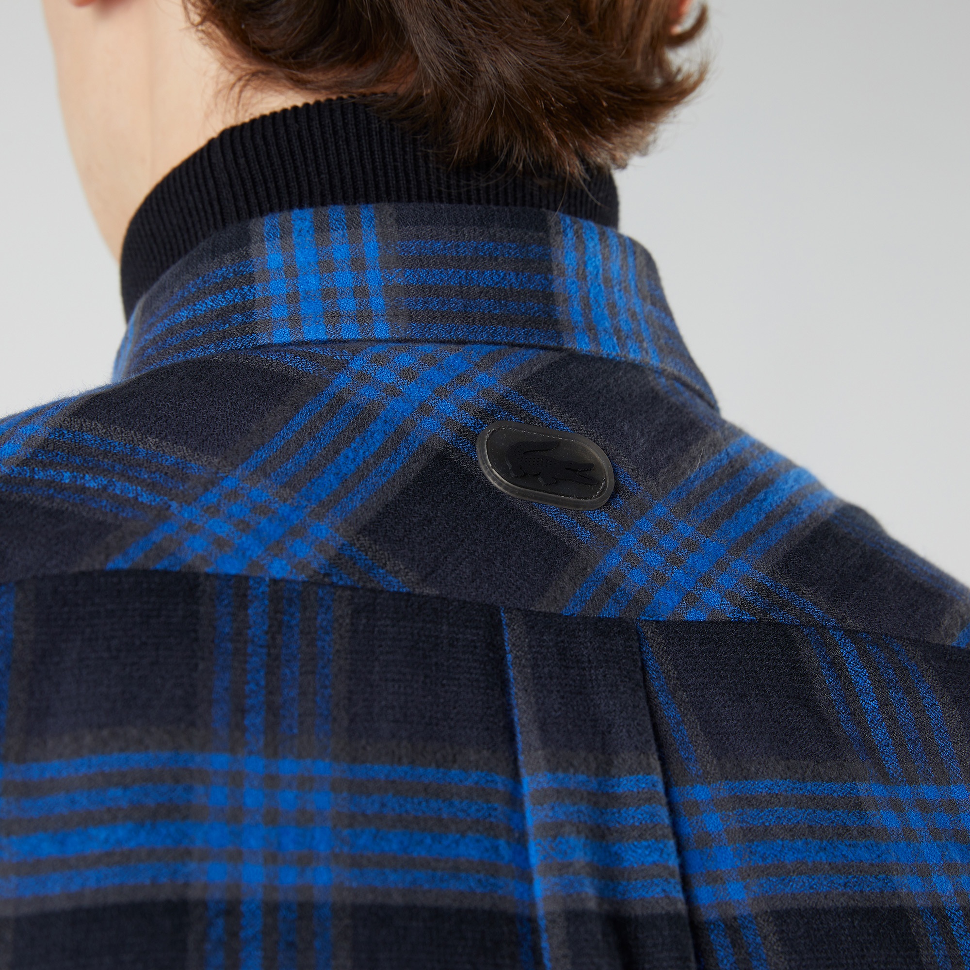 Lacoste Erkek Regular Fit Ekose Mavi Gömlek