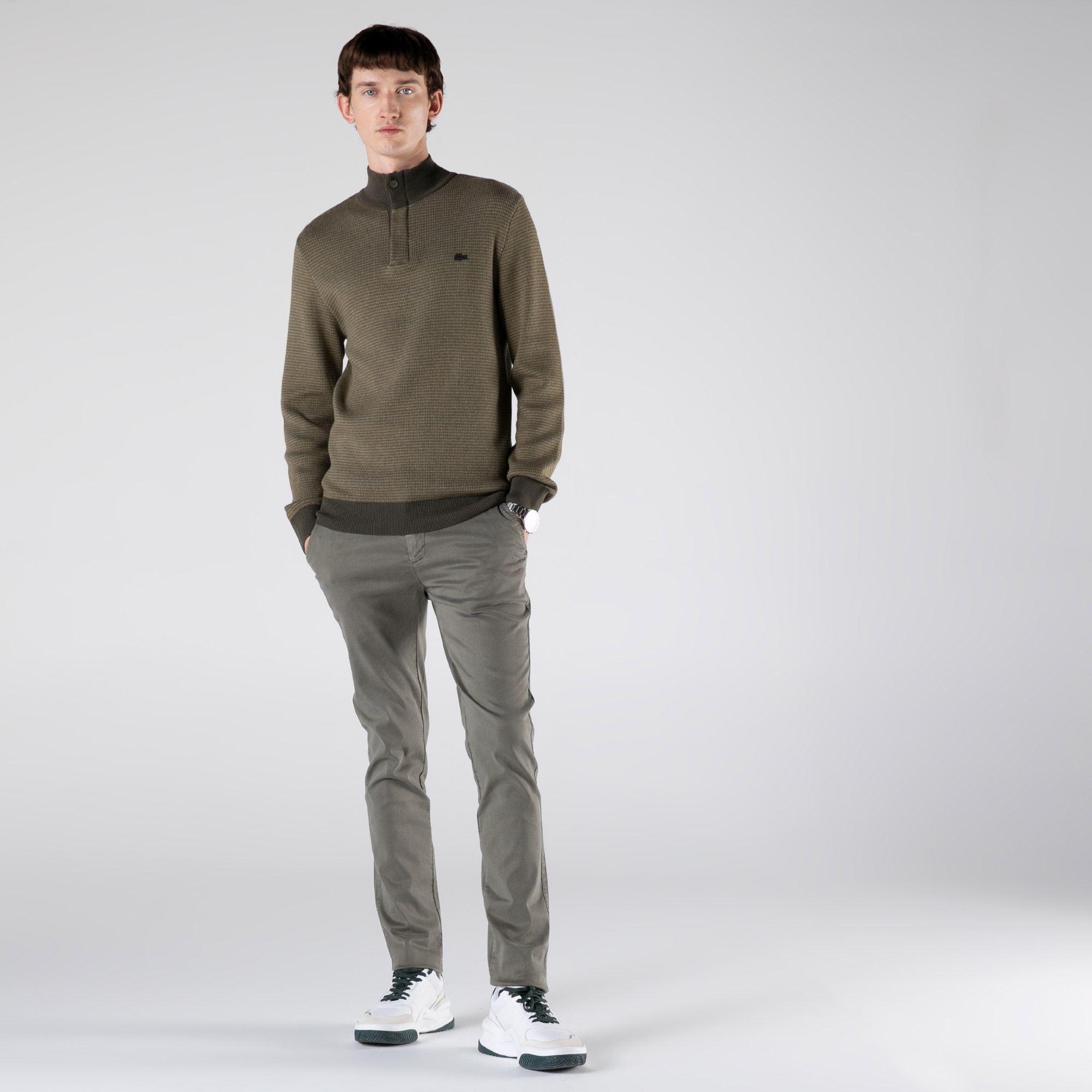Lacoste Erkek Slim Fit Haki Pantolon