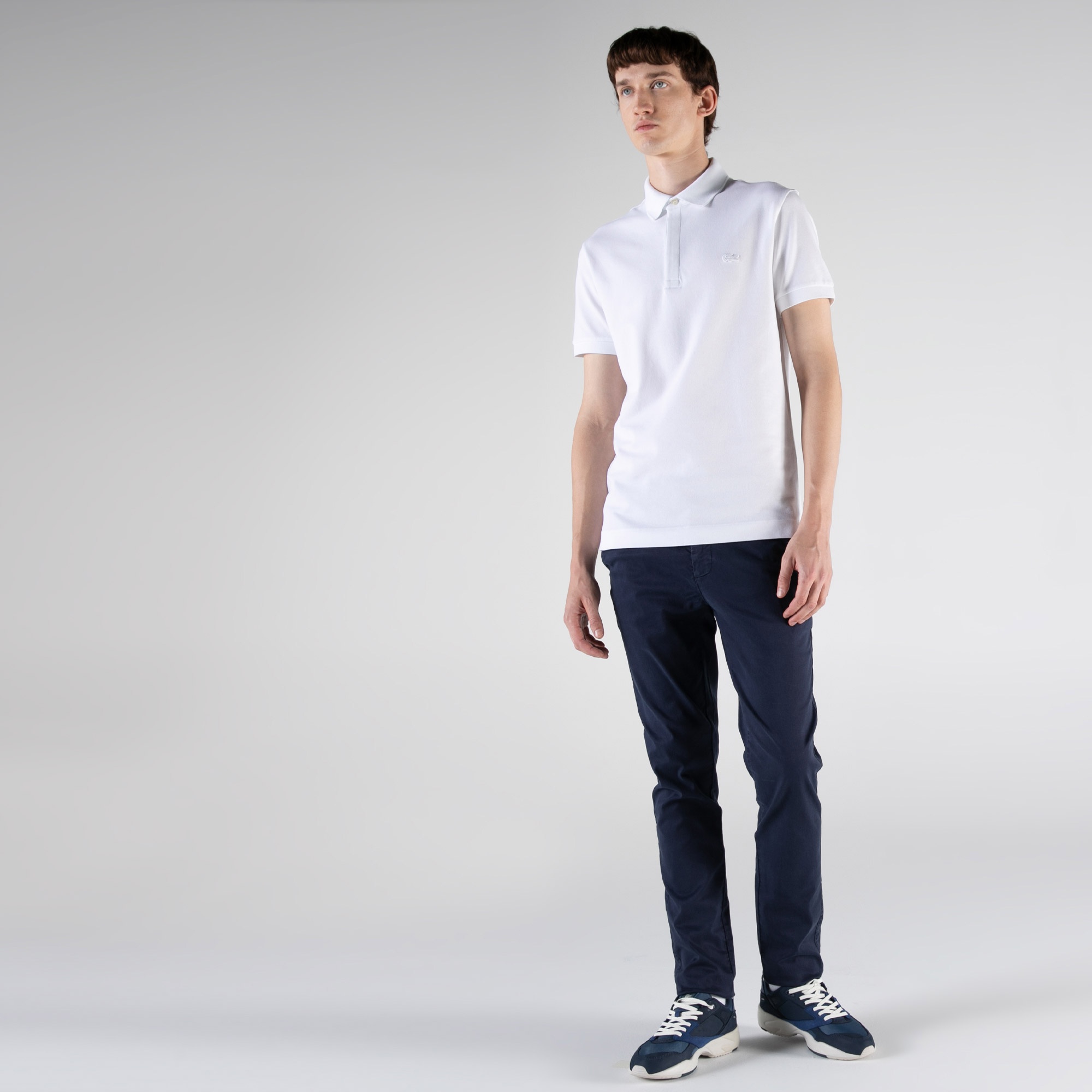 Lacoste Erkek Slim Fit Lacivert Pantolon