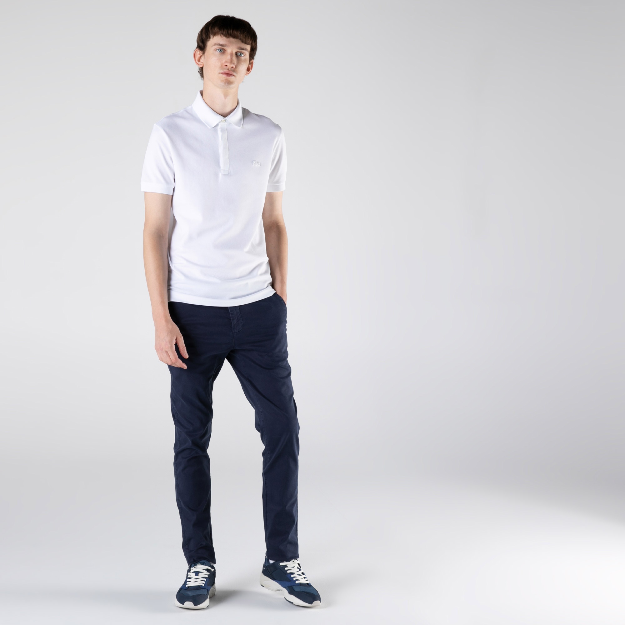 Lacoste Erkek Slim Fit Lacivert Pantolon