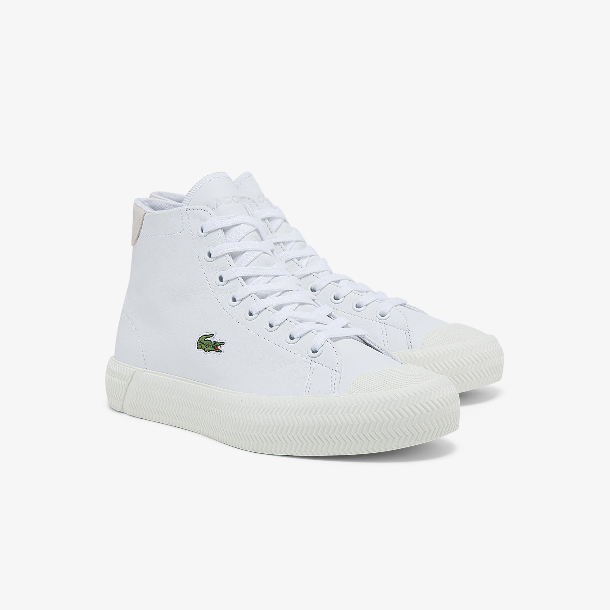 Lacoste Gripshot Mid 0321 1 Cfa Kadın Deri Beyaz Sneaker