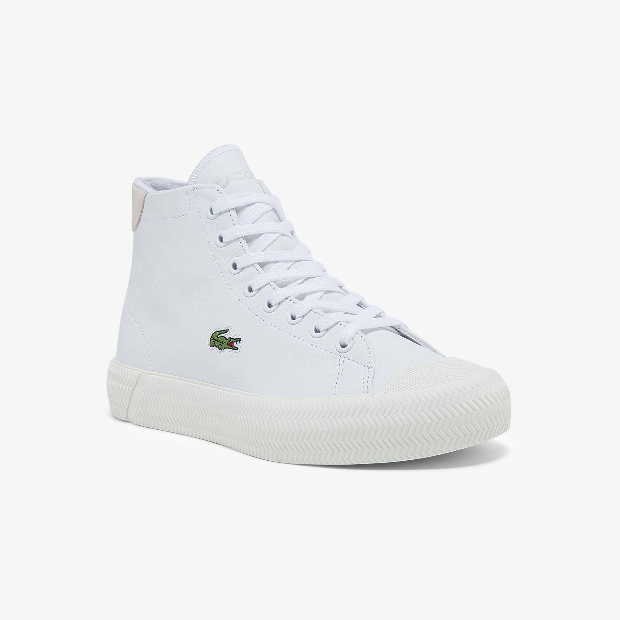 Lacoste Gripshot Mid 0321 1 Cfa Kadın Deri Beyaz Sneaker