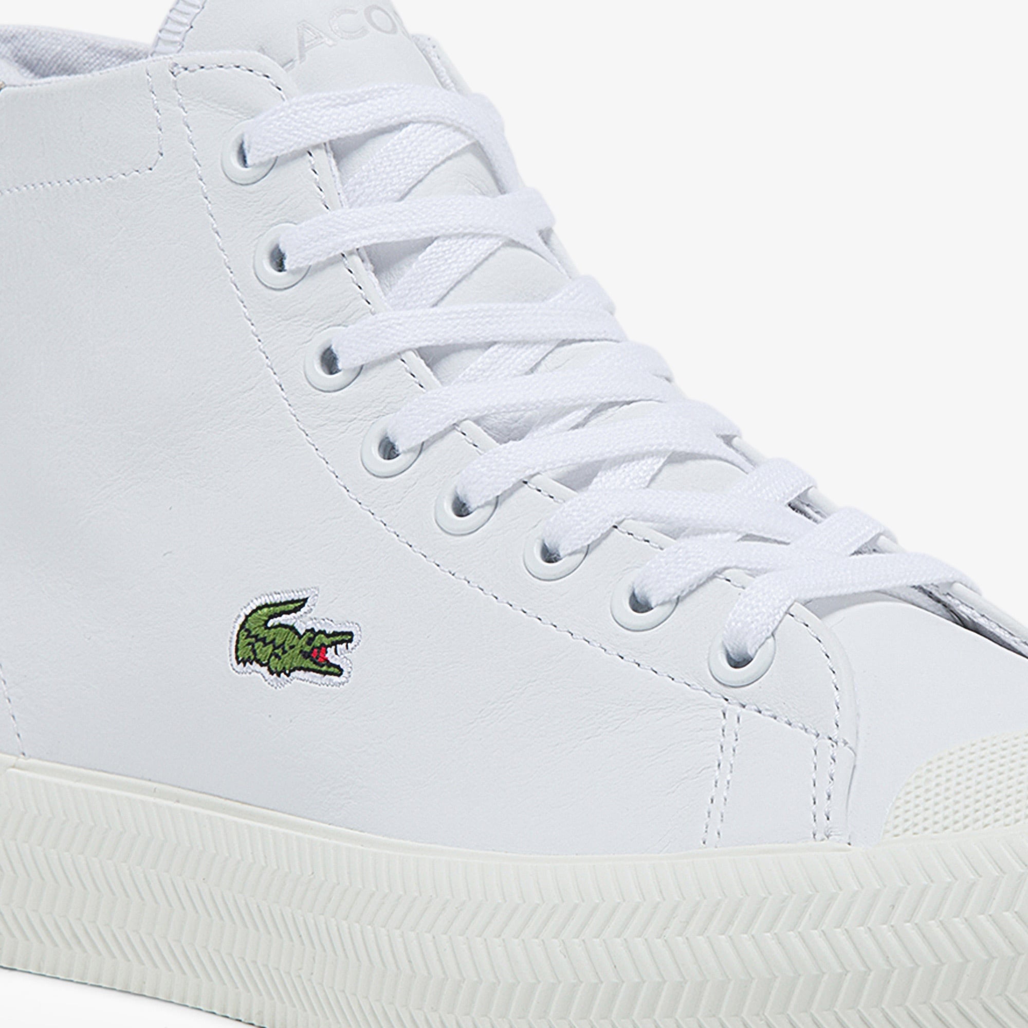 Lacoste Gripshot Mid 0321 1 Cfa Kadın Deri Beyaz Sneaker
