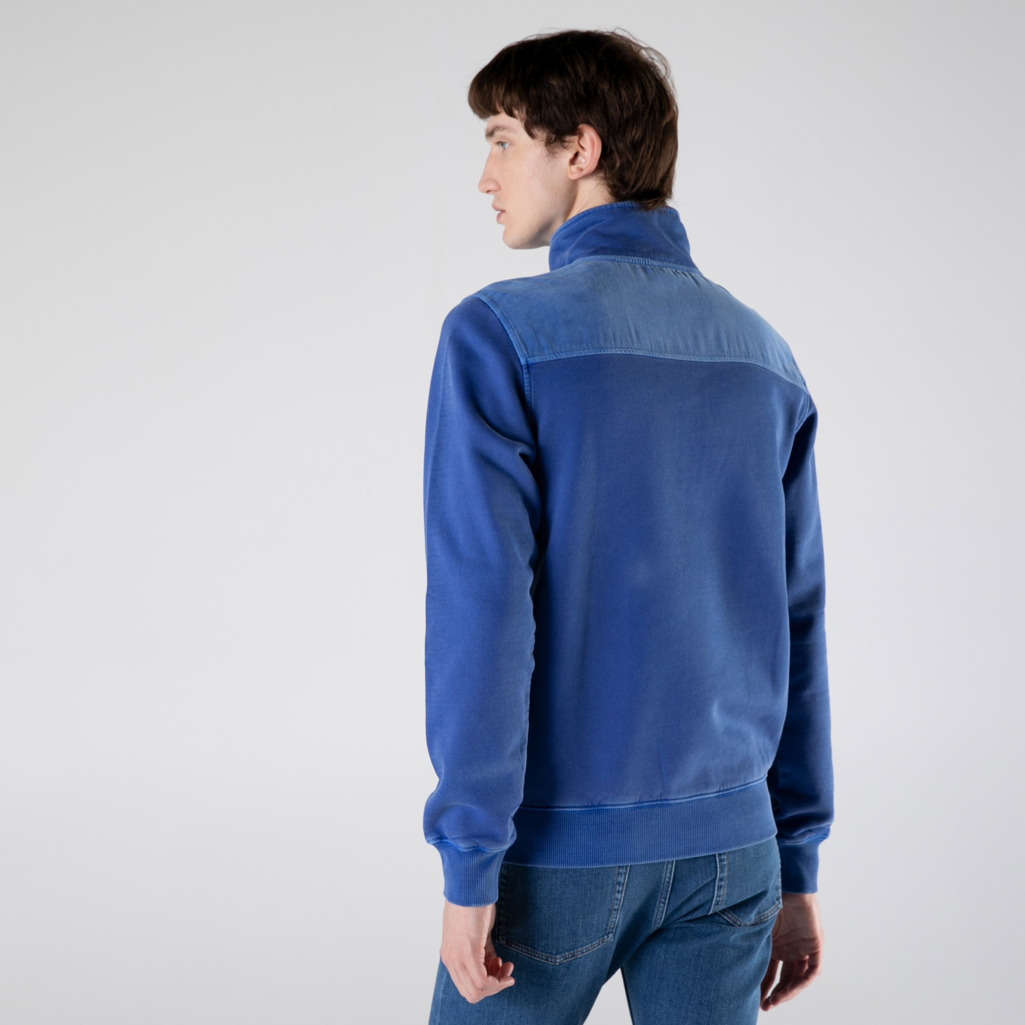 Lacoste Erkek Regular Fit Yarım Fermuarlı Mavi Sweatshirt
