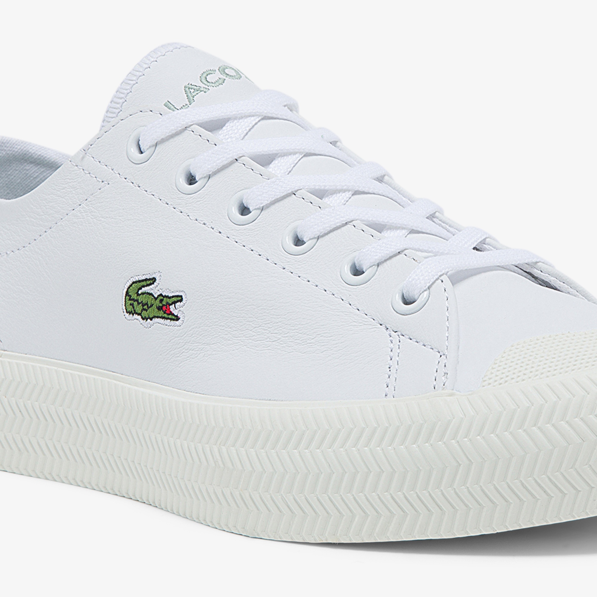 Lacoste Gripshot 0121 1 Cfa Kadın Deri Beyaz Sneaker