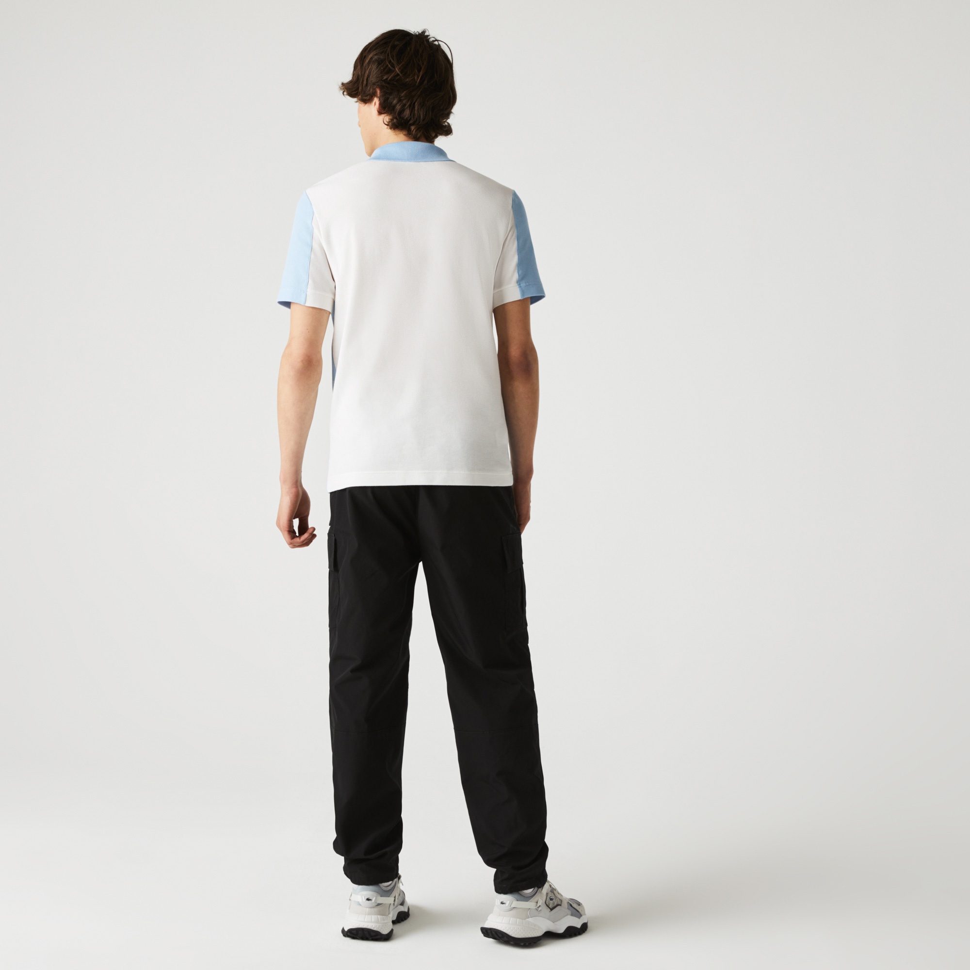 Lacoste Heritage Erkek Regular Fit Renk Bloklu Beyaz Polo