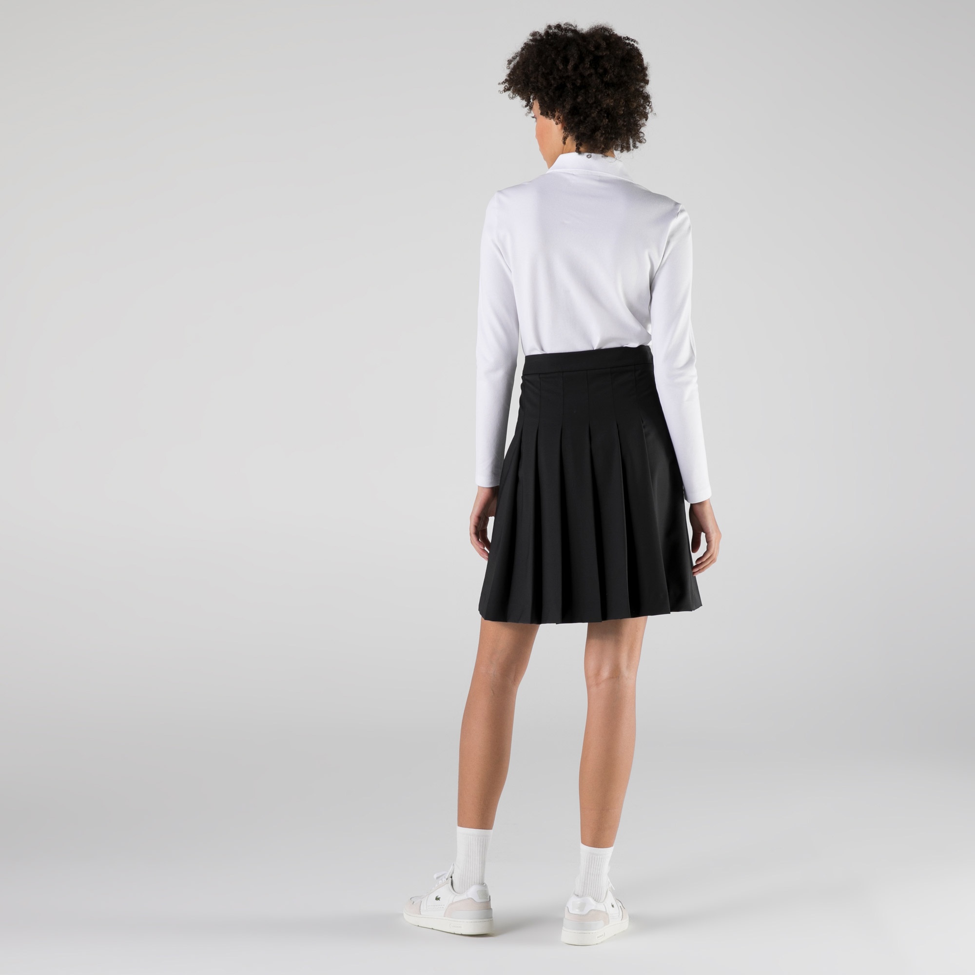 Lacoste Kadın Relaxed Fit Siyah Etek