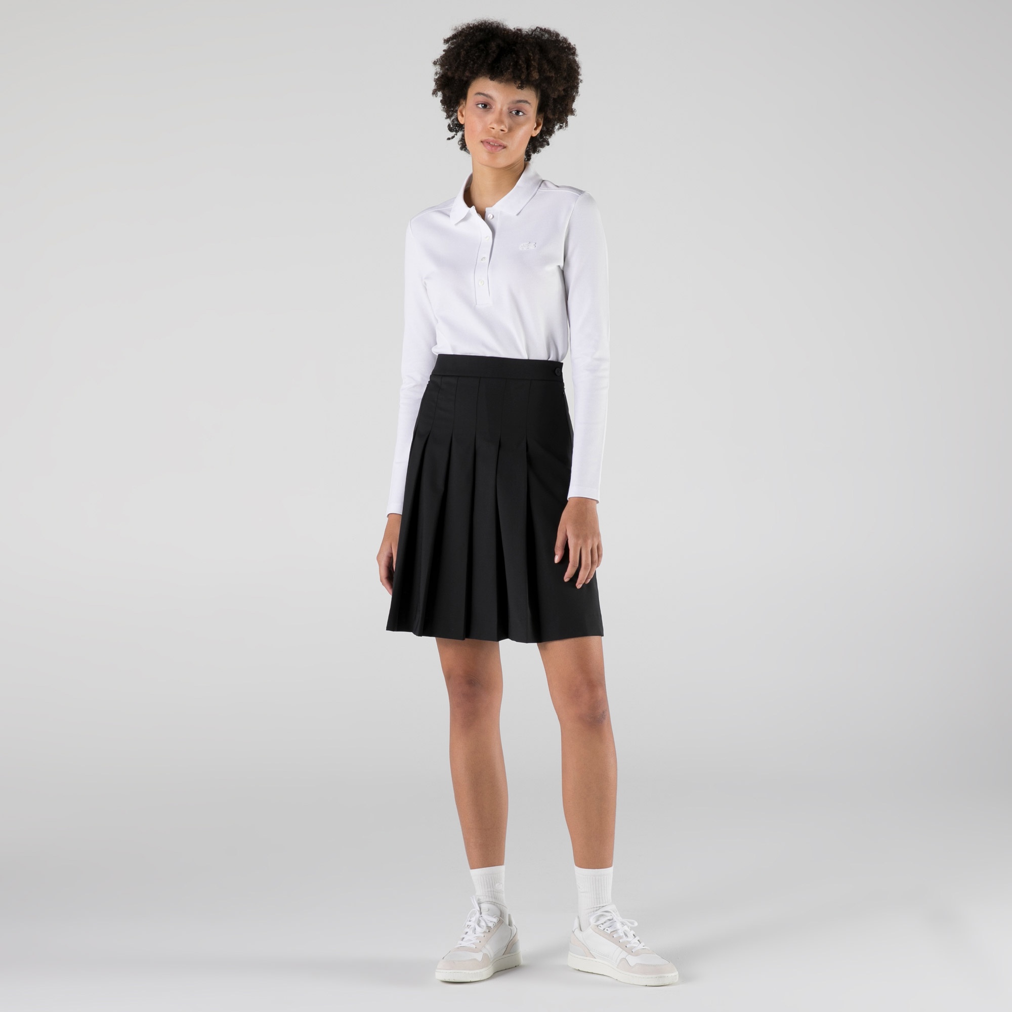 Lacoste Kadın Relaxed Fit Siyah Etek