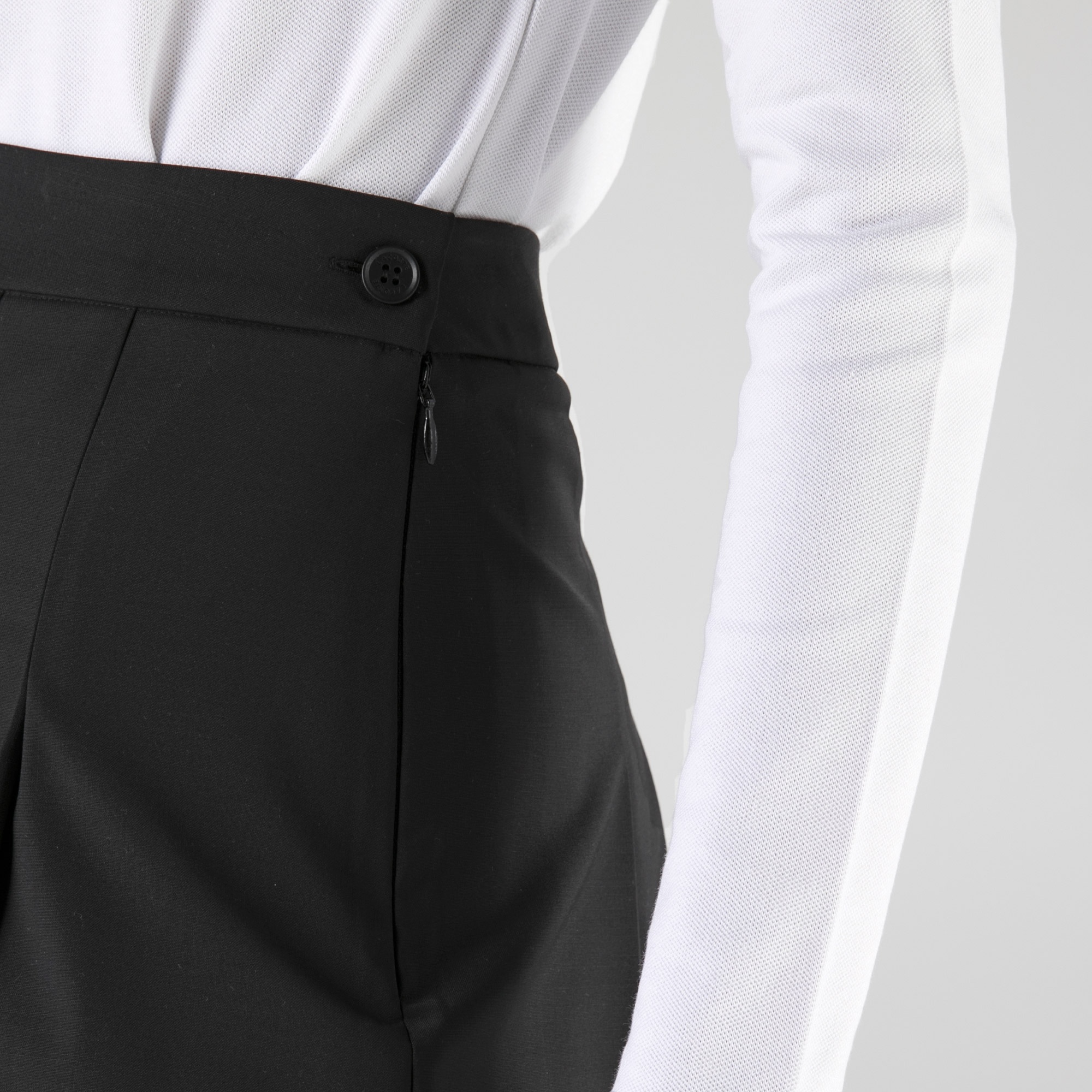 Lacoste Kadın Relaxed Fit Siyah Etek