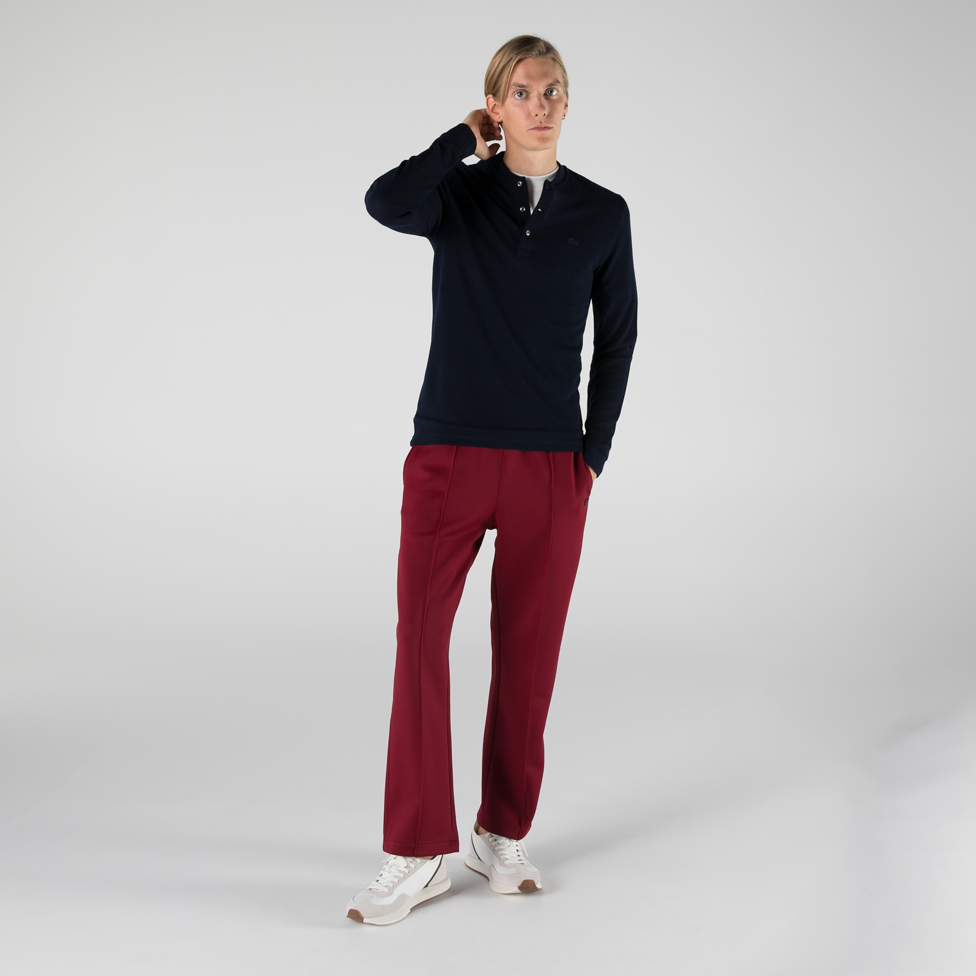 Lacoste Erkek Regular Fit Uzun Kollu Lacivert Sweatshirt