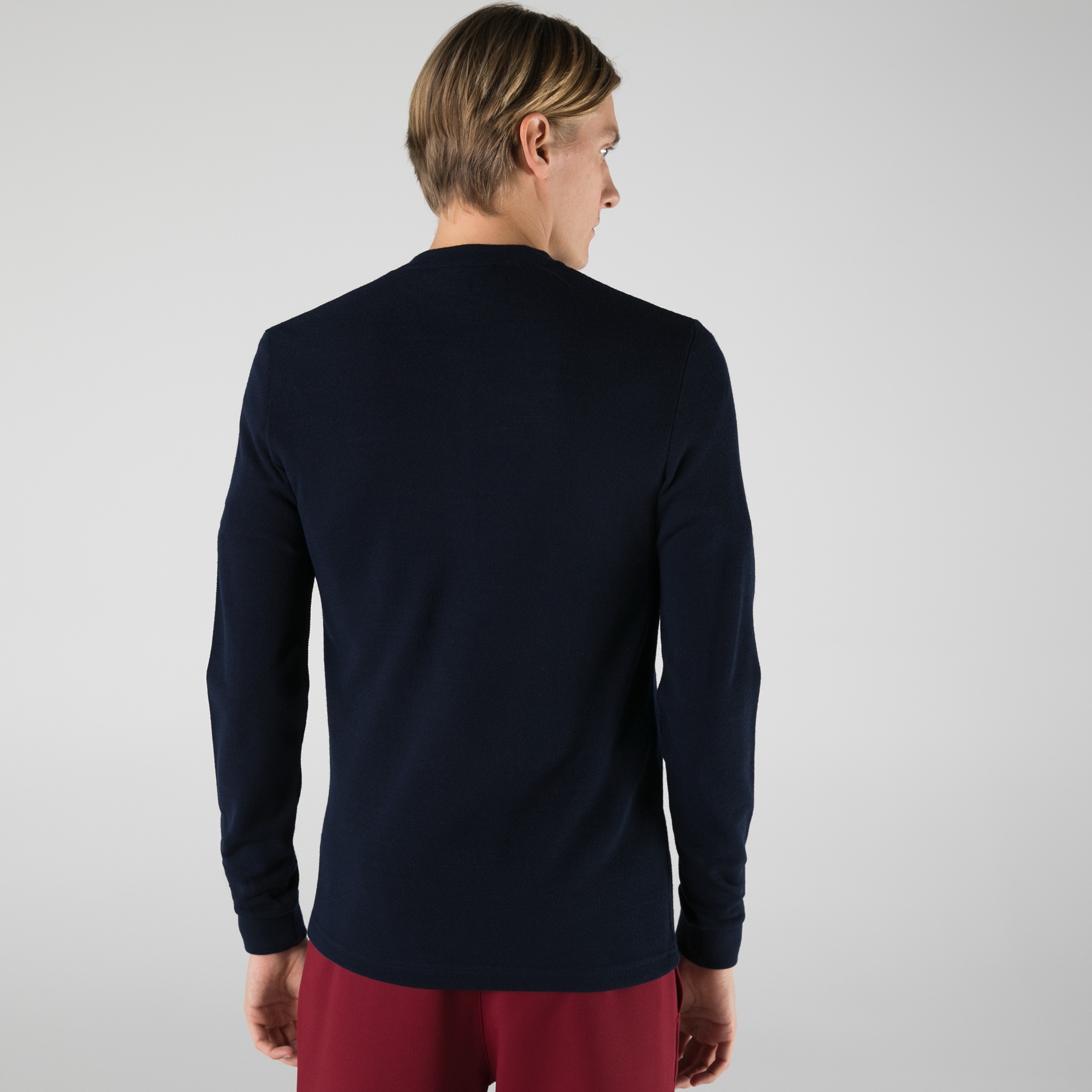 Lacoste Erkek Regular Fit Uzun Kollu Lacivert Sweatshirt