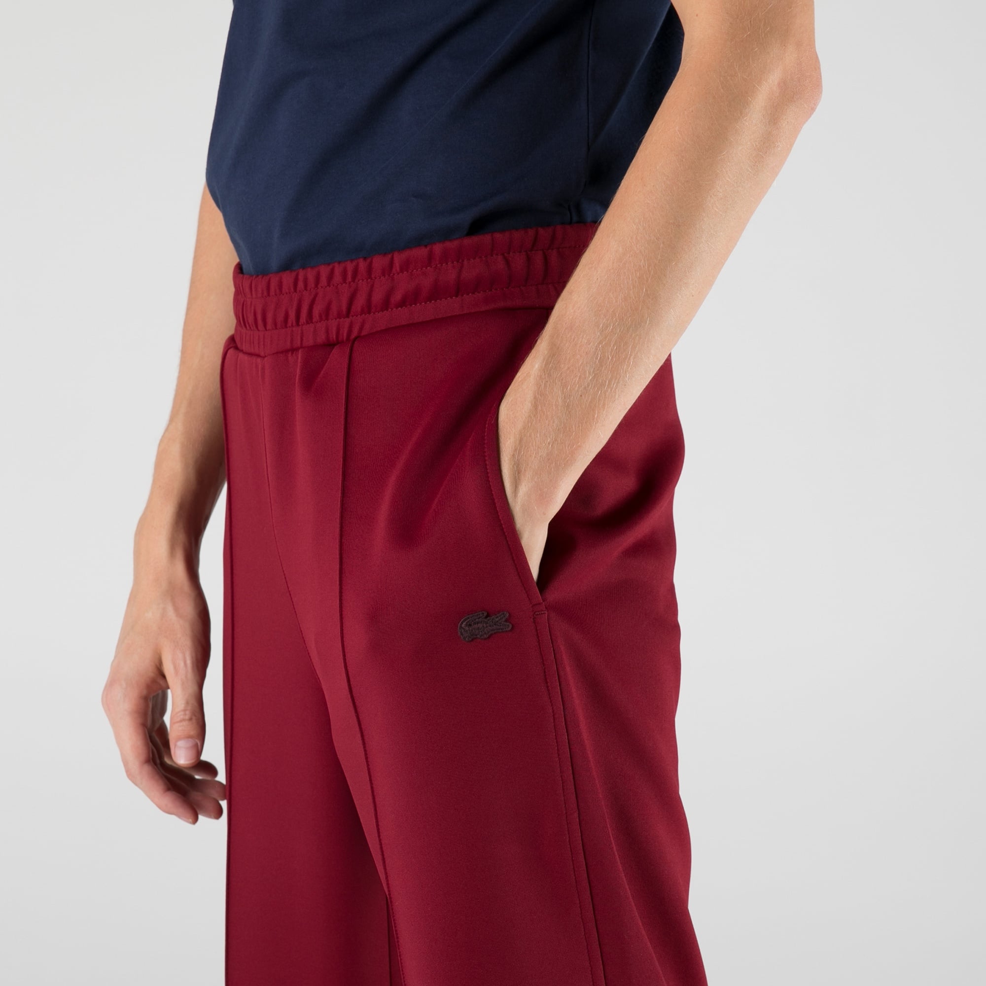 Lacoste Erkek Regular Fit Bordo Eşofman Altı