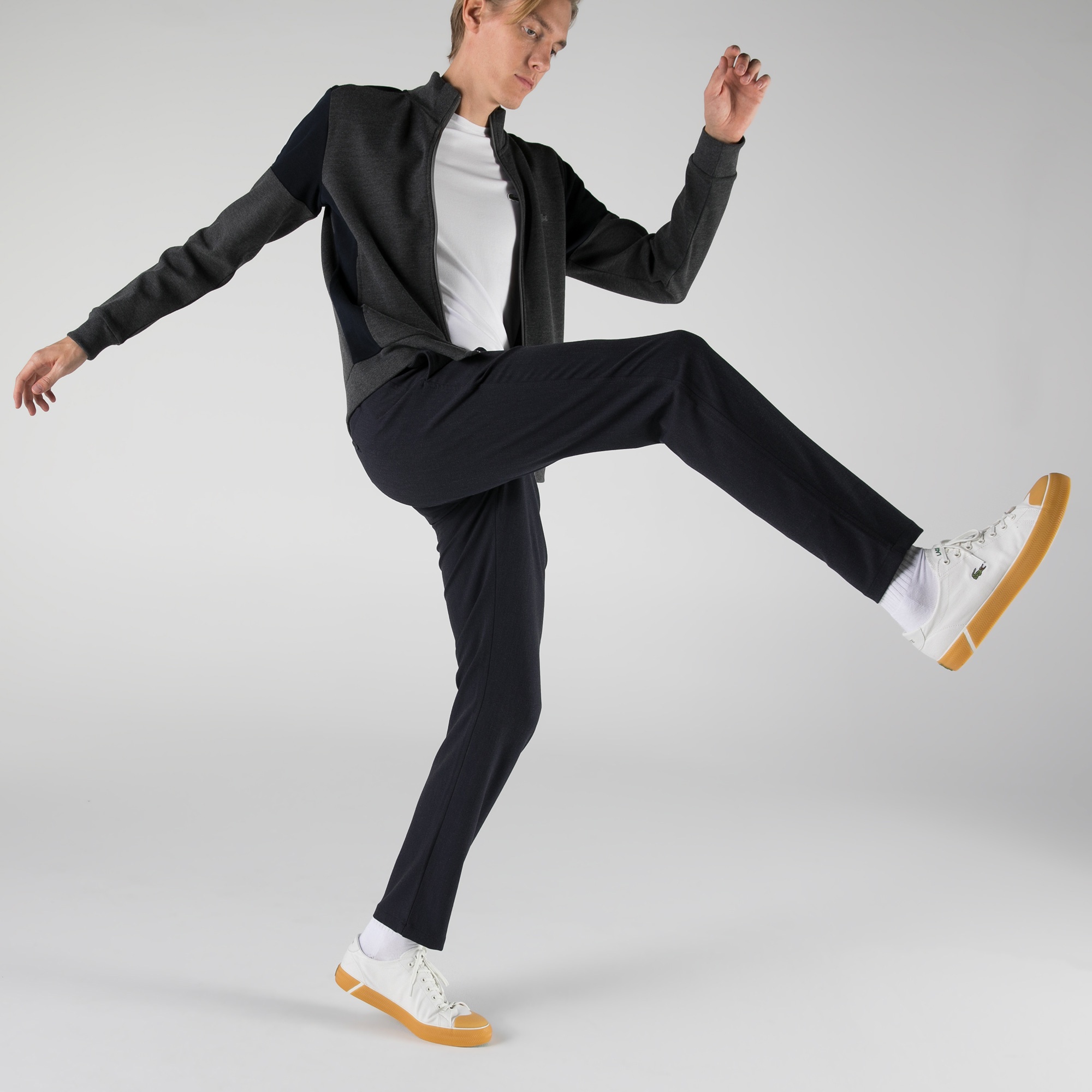 Lacoste Erkek Tappered Fit Lacivert Pantolon