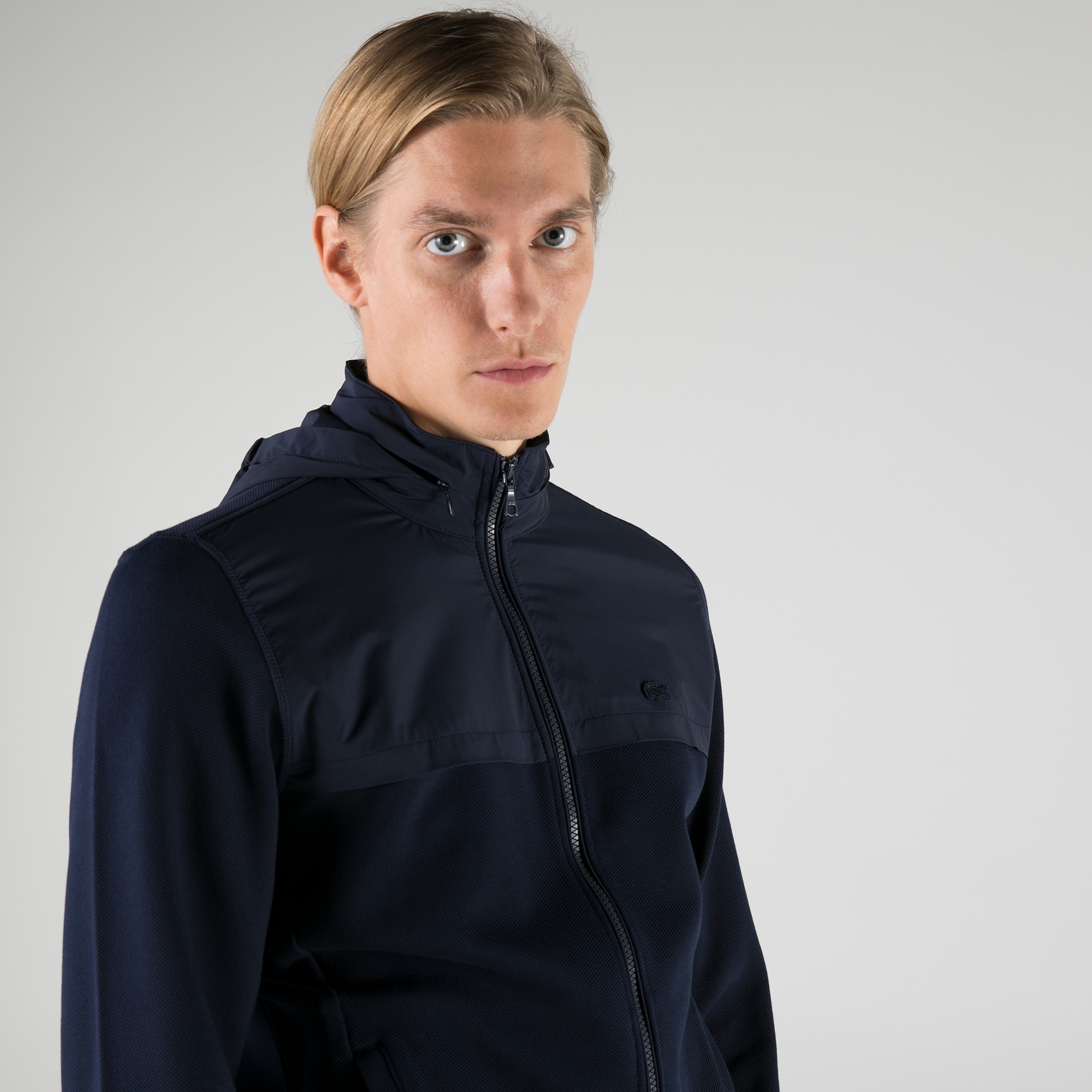 Lacoste Erkek Regular Fit Fermuarlı Lacivert Sweatshirt