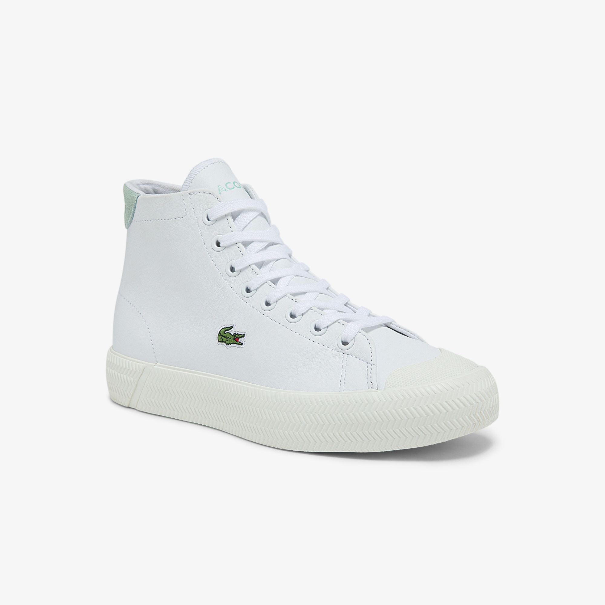 Lacoste Gripshot Mid 0321 1 Cfa Kadın Deri Beyaz Sneaker