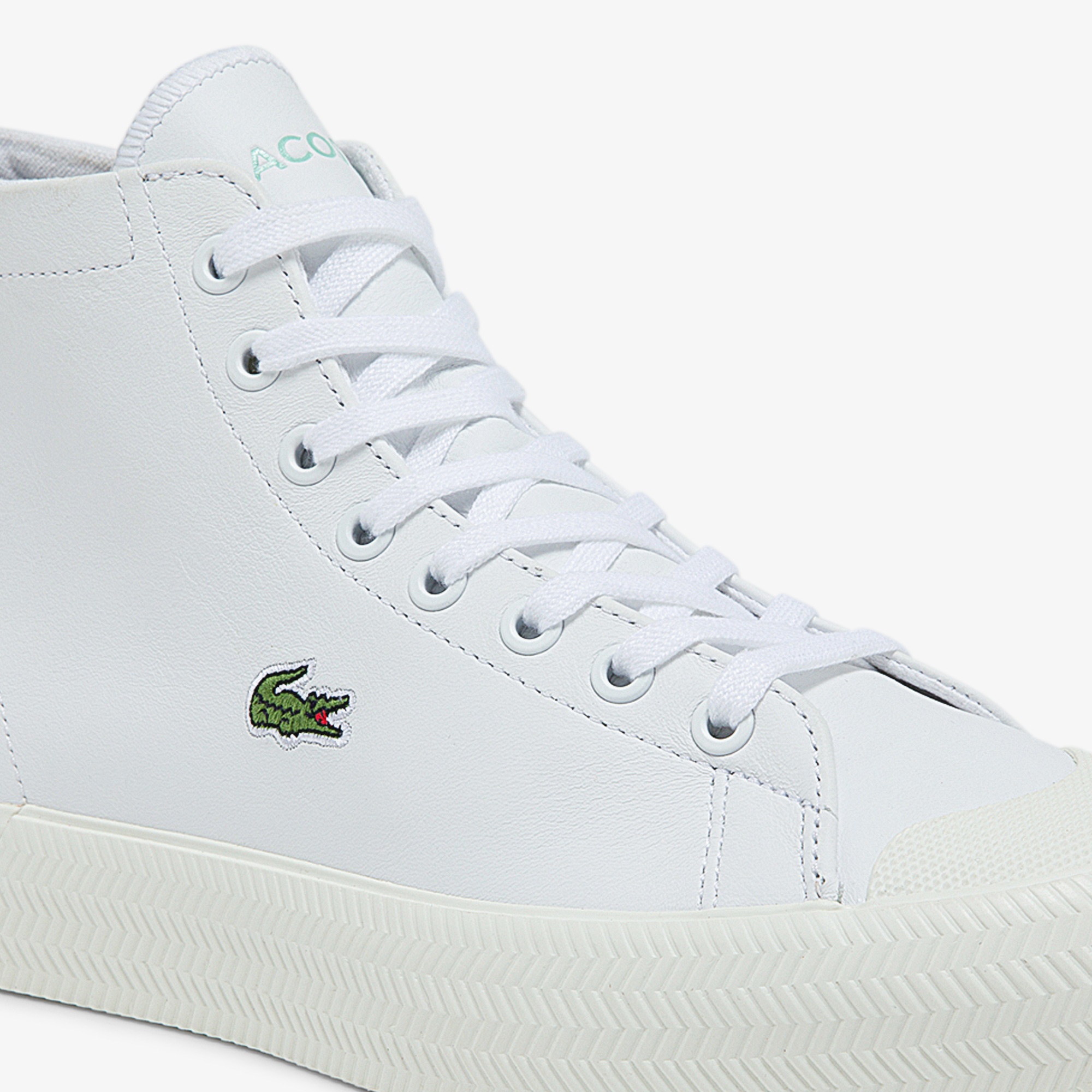 Lacoste Gripshot Mid 0321 1 Cfa Kadın Deri Beyaz Sneaker