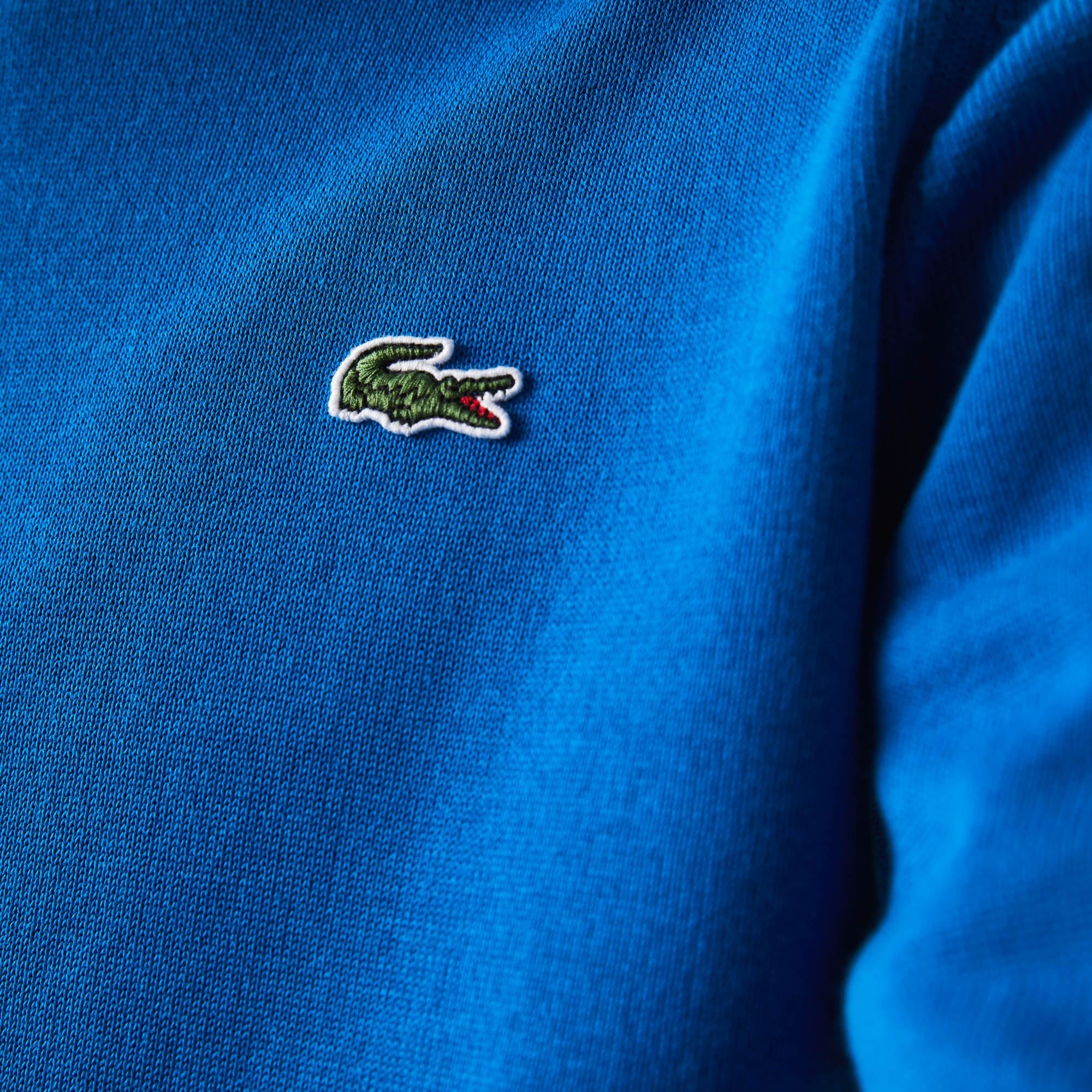 Lacoste Erkek Regular Fit Bisiklet Yaka Mavi Kazak