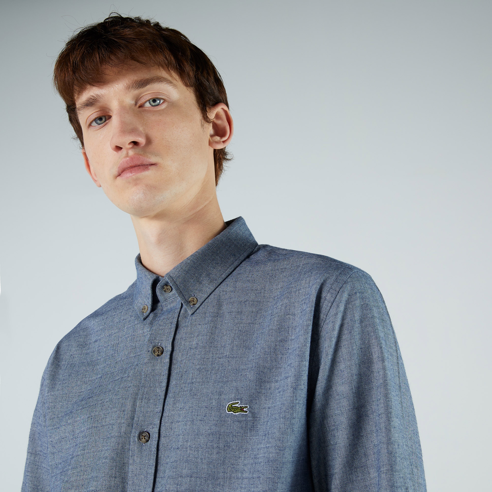 Lacoste Erkek Regular Fit Lacivert Gömlek