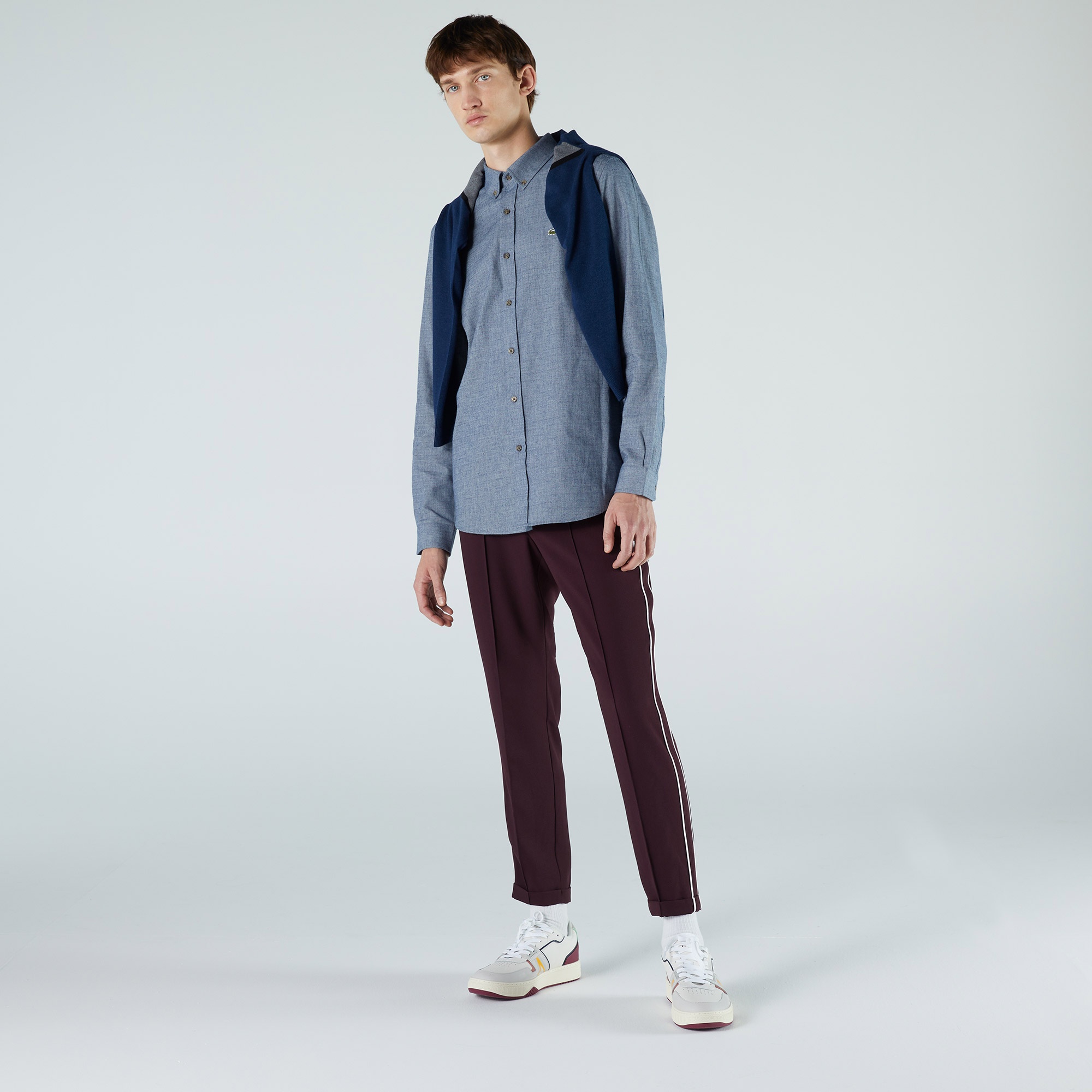 Lacoste Erkek Regular Fit Lacivert Gömlek