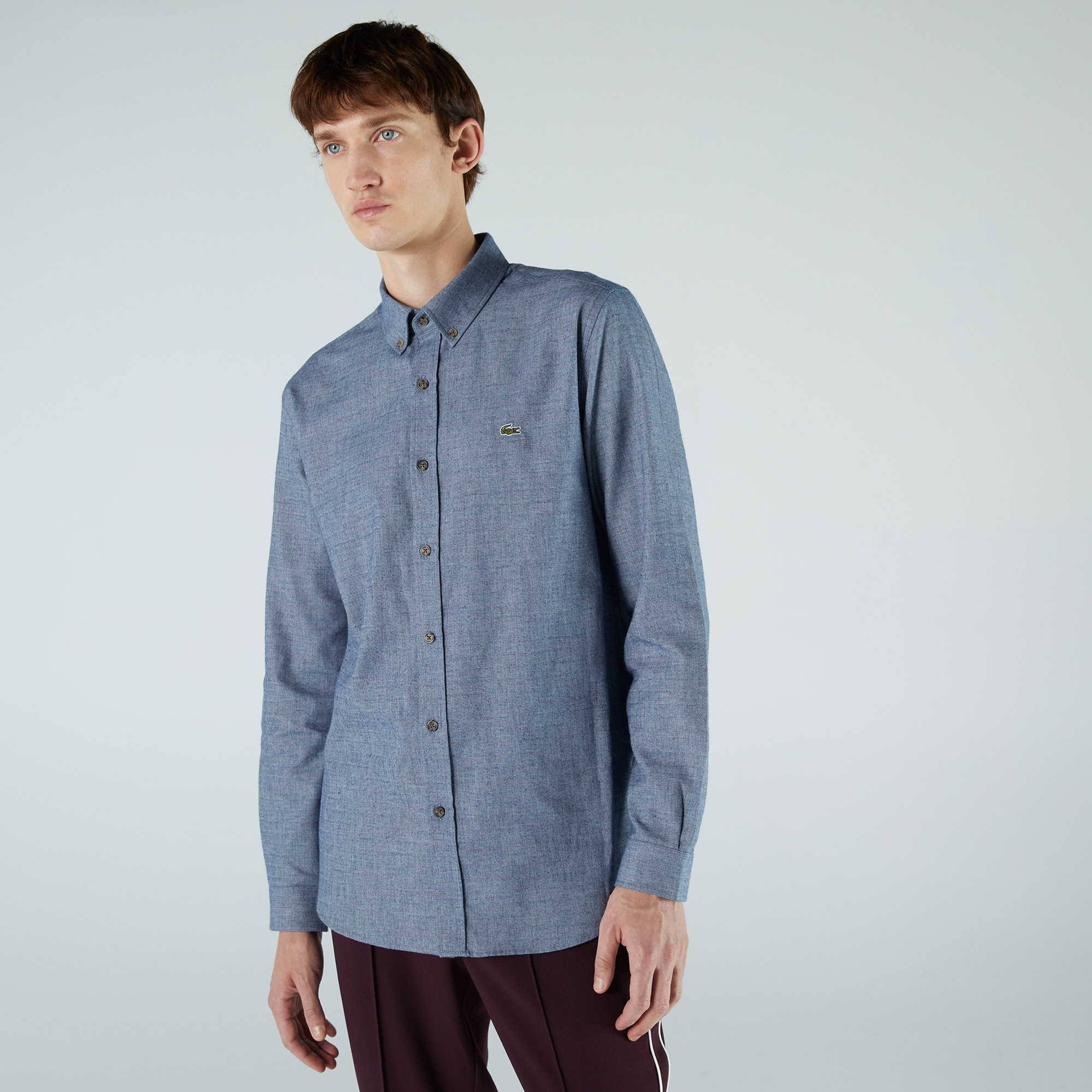 Lacoste Erkek Regular Fit Lacivert Gömlek