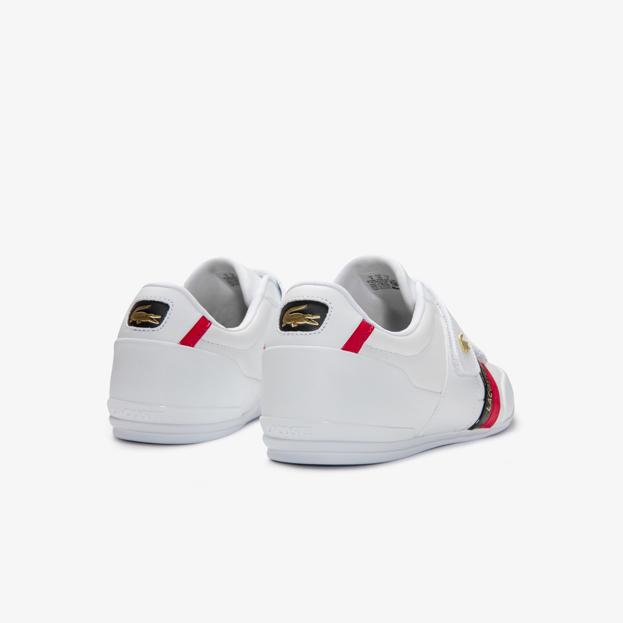Lacoste Misano Strap 0120 1 Cma Erkek Beyaz - Kırmızı Sneaker