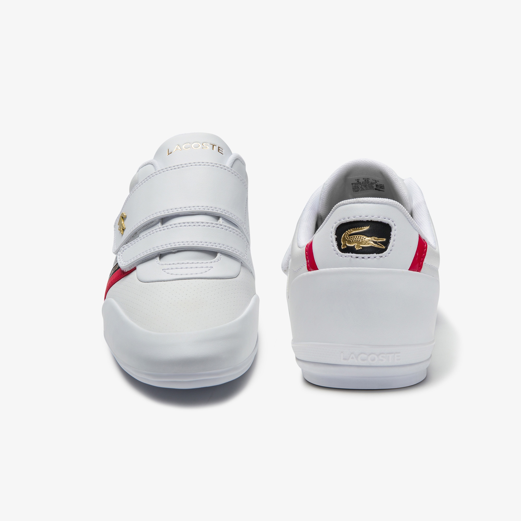 Lacoste Misano Strap 0120 1 Cma Erkek Beyaz - Kırmızı Sneaker