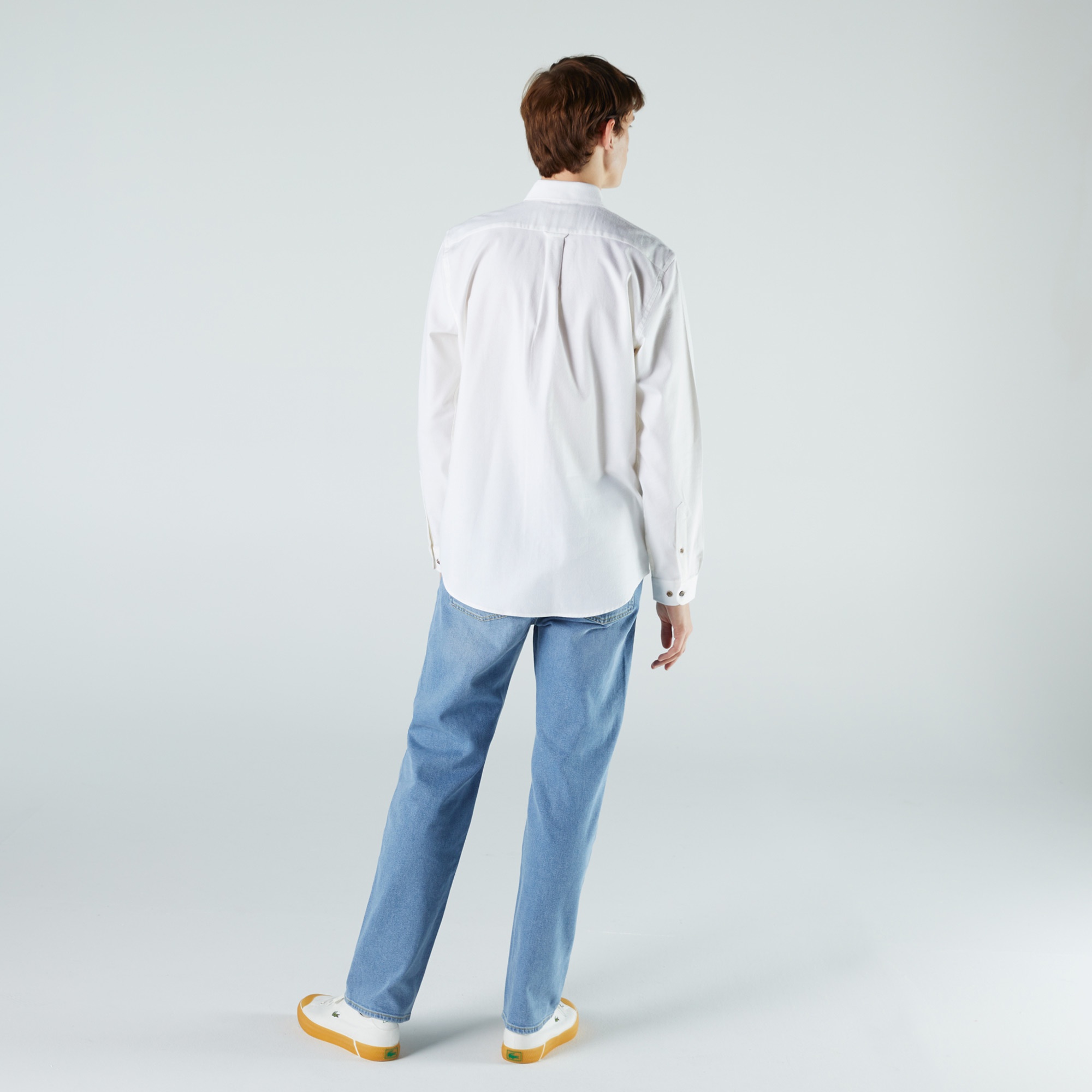 Lacoste Erkek Regular Fit Beyaz Gömlek