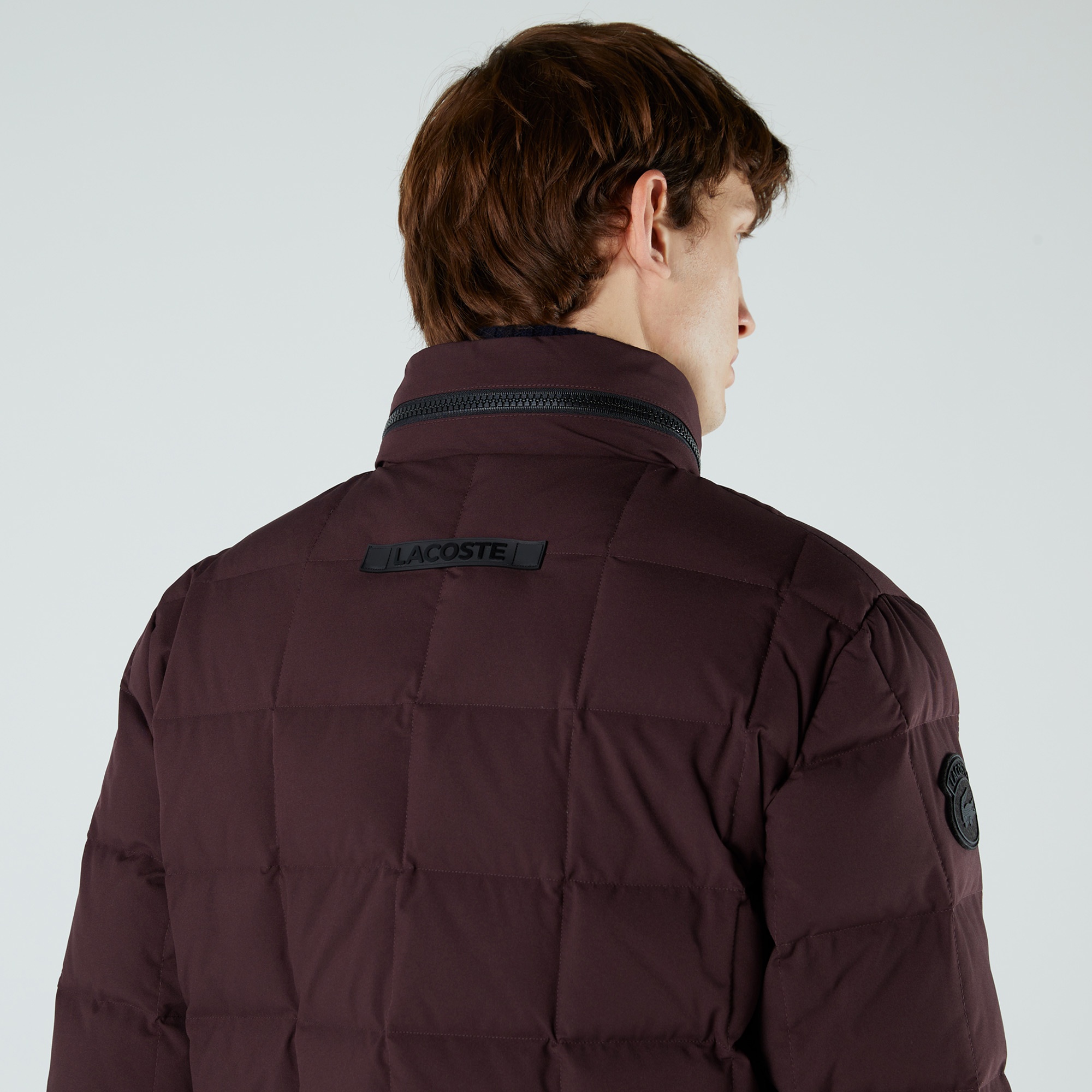 Lacoste Erkek Kapitone Bordo Mont