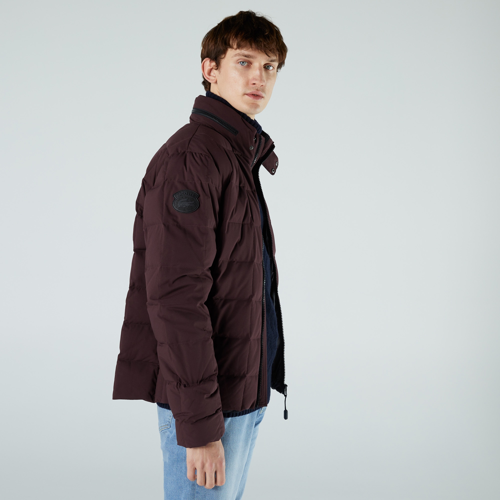 Lacoste Erkek Kapitone Bordo Mont