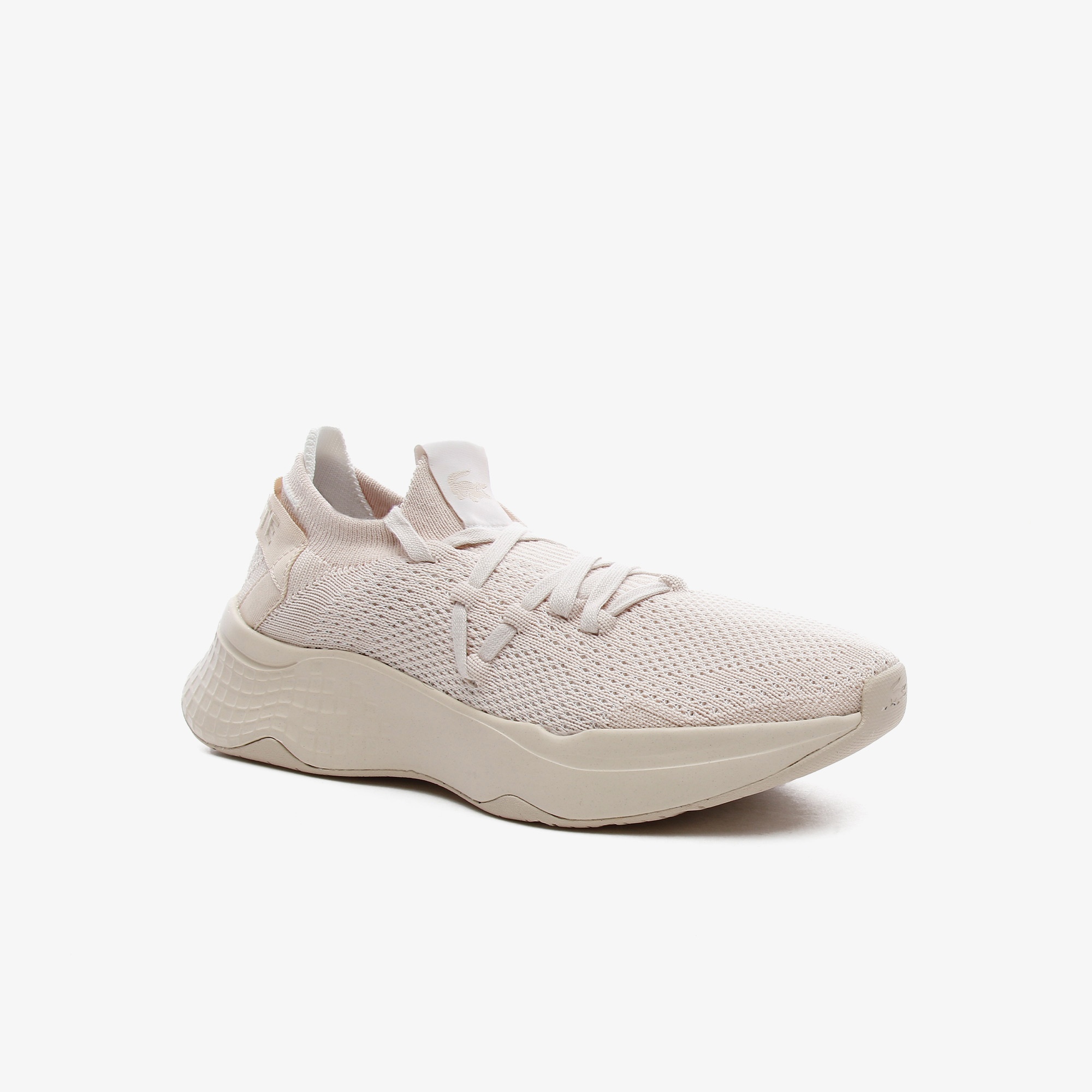 Lacoste Court-Drive Knit 03211 Sfa Off Kadın Bej Sneaker