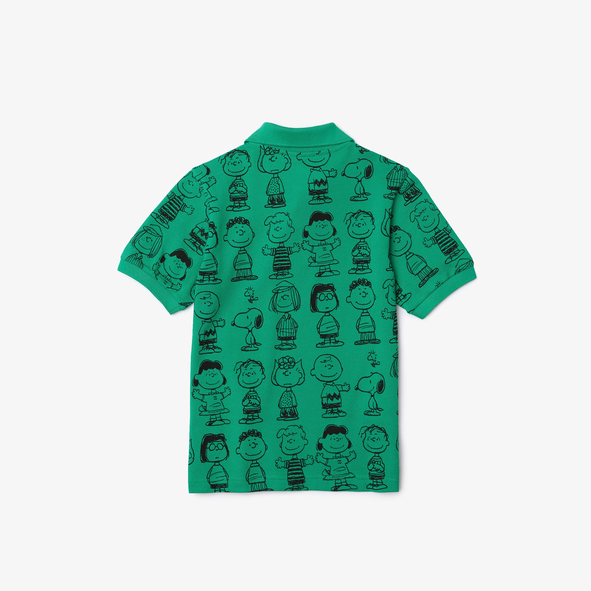 Lacoste X Peanuts Erkek Çocuk Regular Fit Baskılı Yeşil Polo