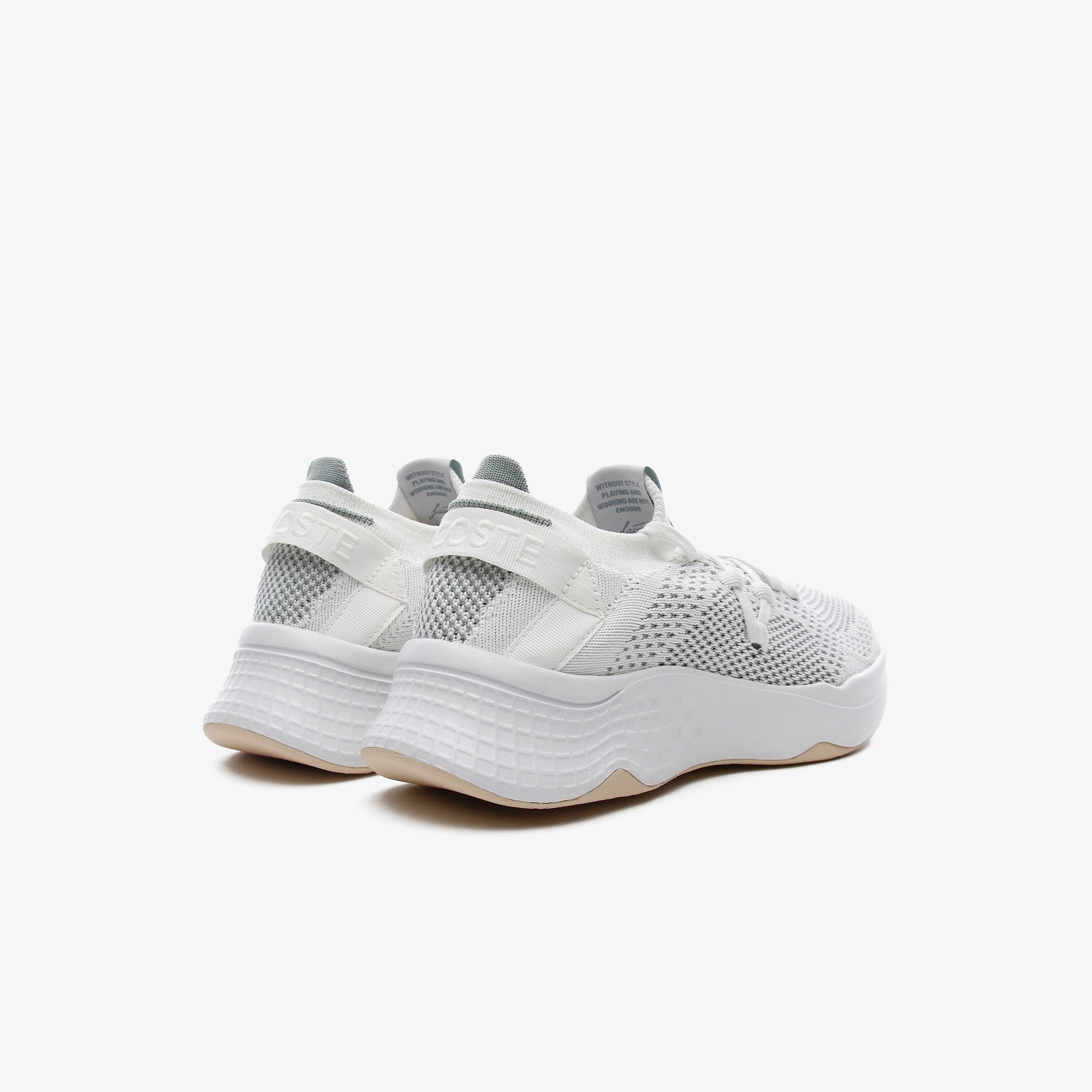 Lacoste Court-Drive Knit 03211 Sfa Off Kadın Beyaz Sneaker
