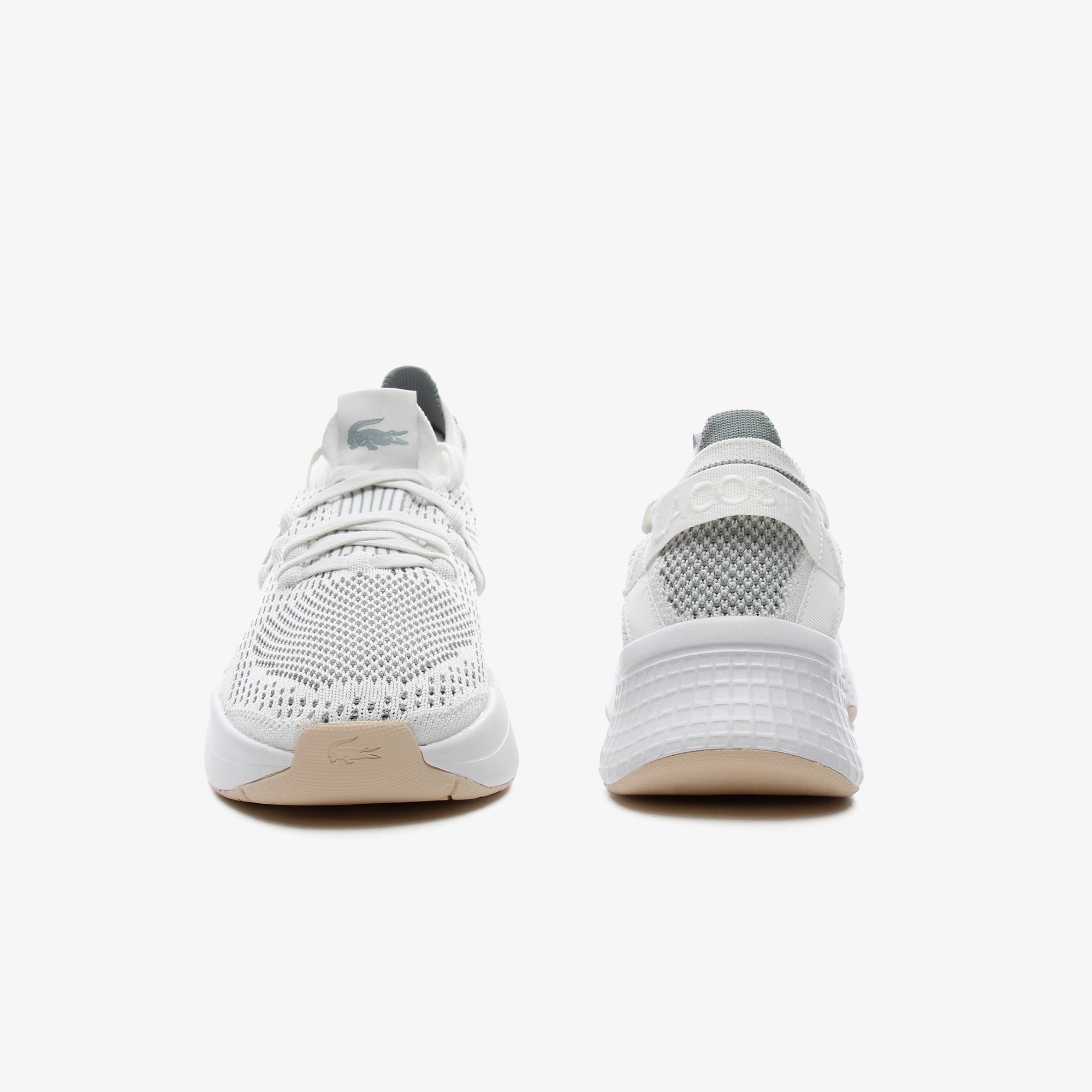 Lacoste Court-Drive Knit 03211 Sfa Off Kadın Beyaz Sneaker