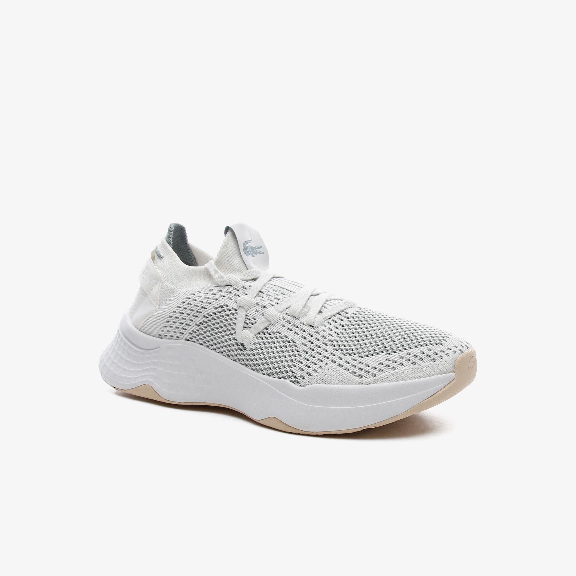 Lacoste Court-Drive Knit 03211 Sfa Off Kadın Beyaz Sneaker